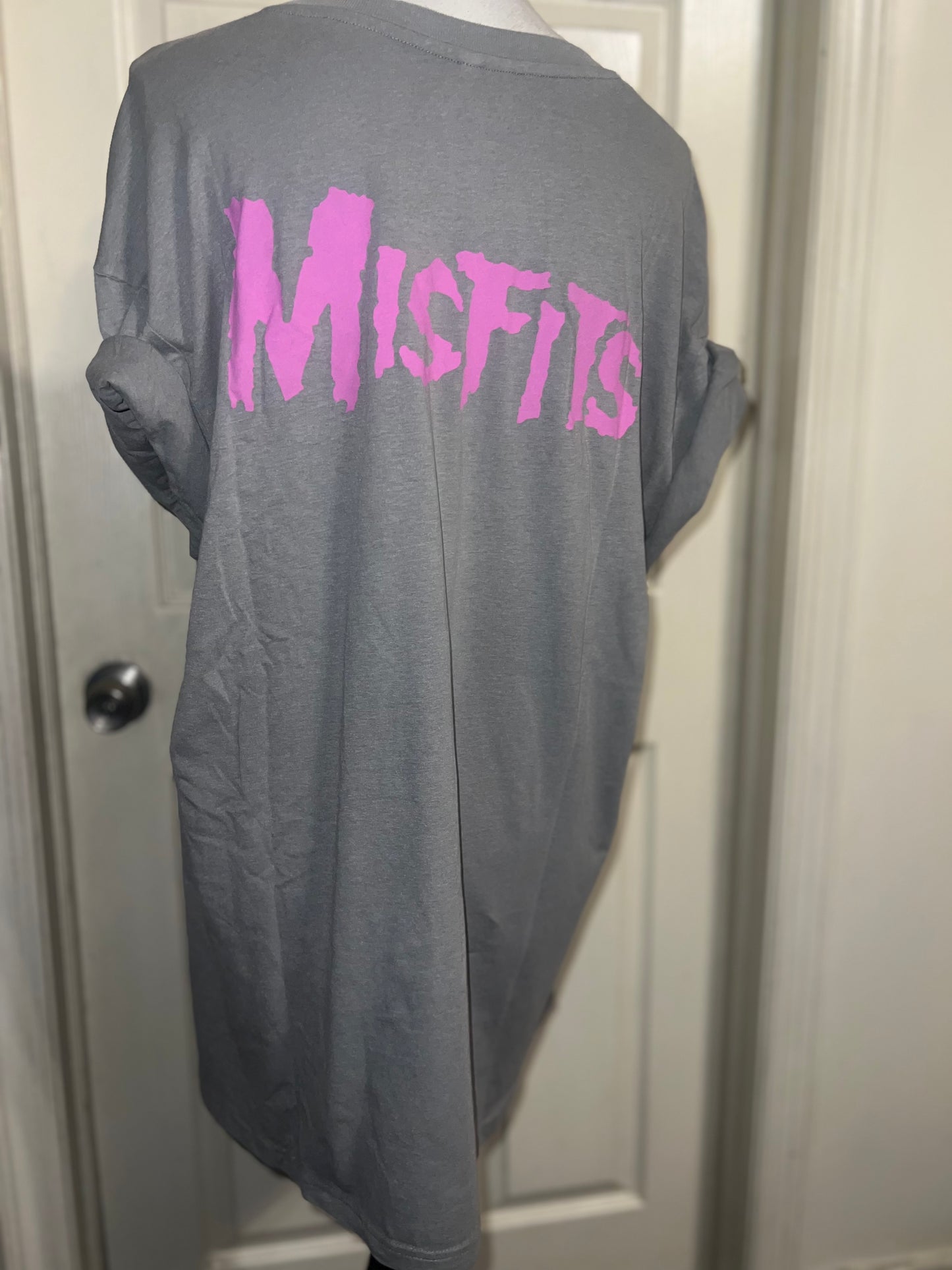 Misfits Double Sided Oversized Distressed Tee