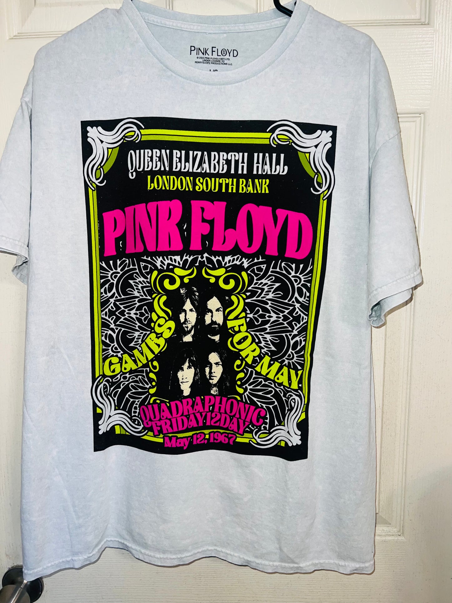 Pink Floyd Oversized Distressed Tee