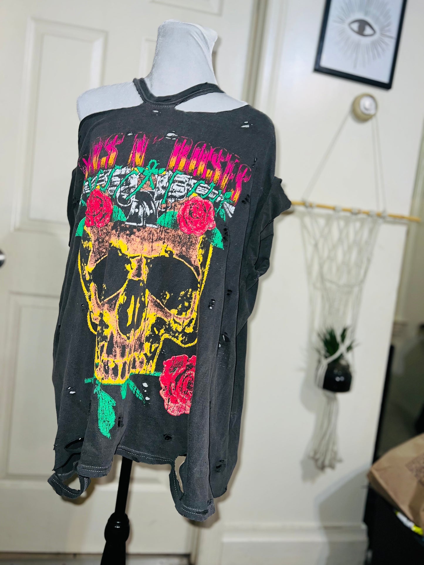Guns n Roses Double Sided Oversized Tee/Dress