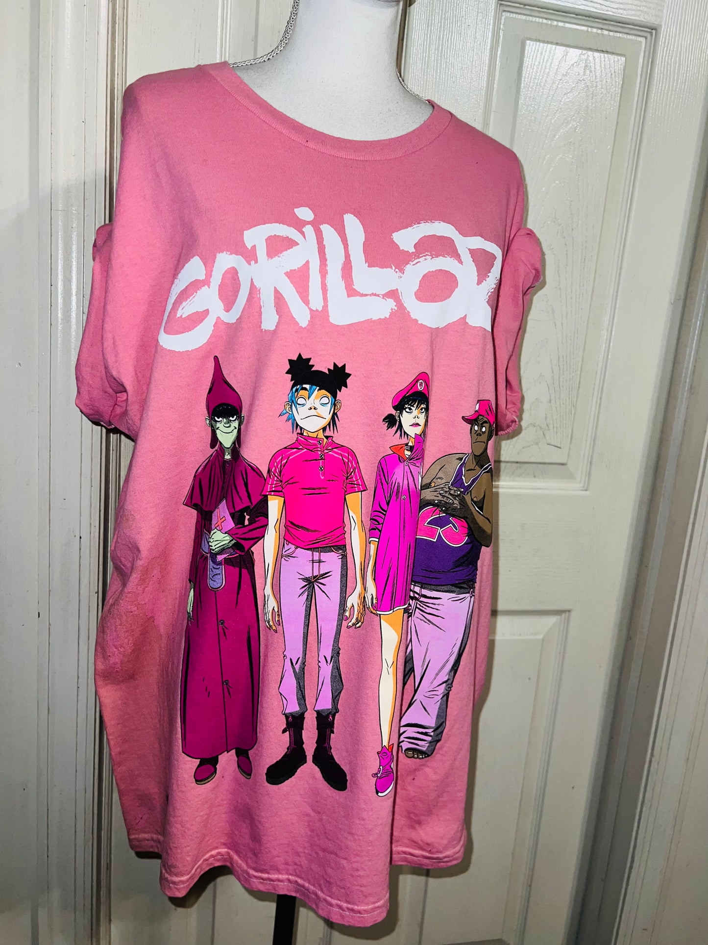 Gorillaz Oversized Distressed Tee