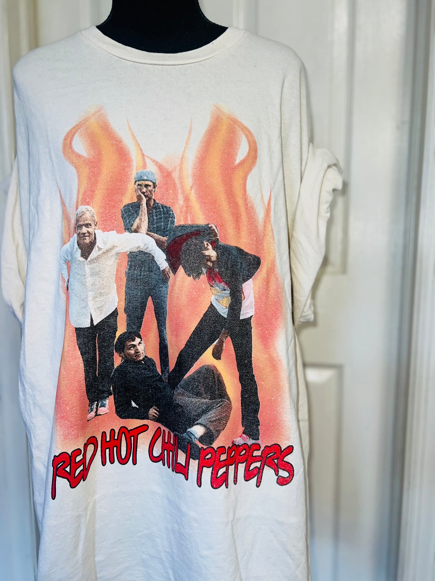 Red Hot Chili Peppers Oversized Distressed Tee