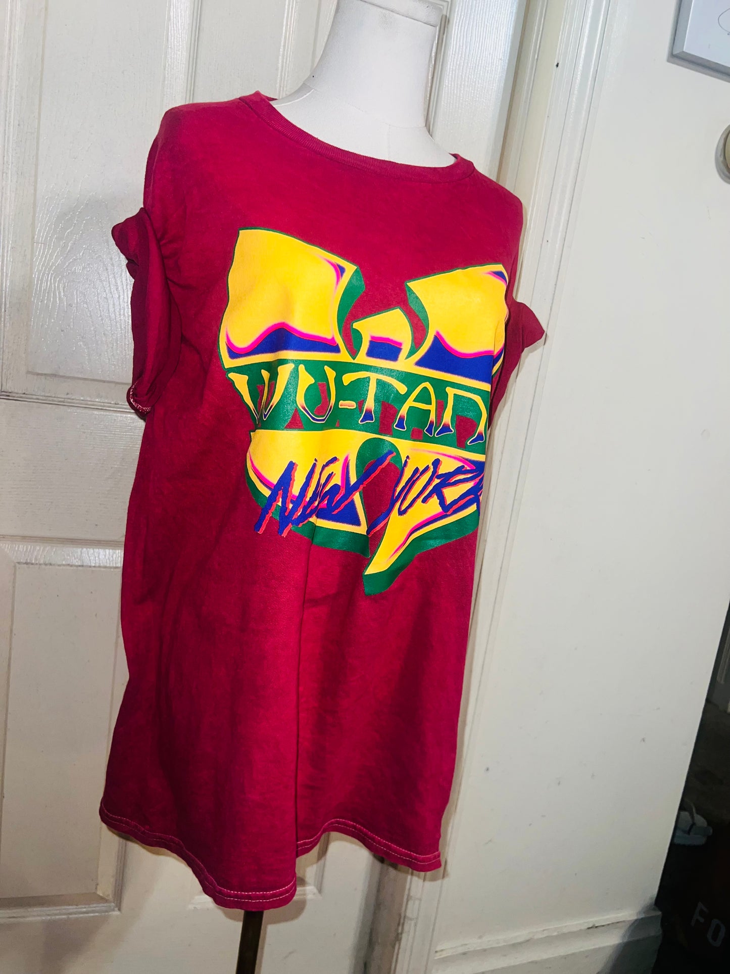 Wu-Tang Clan Oversized Distressed Tee
