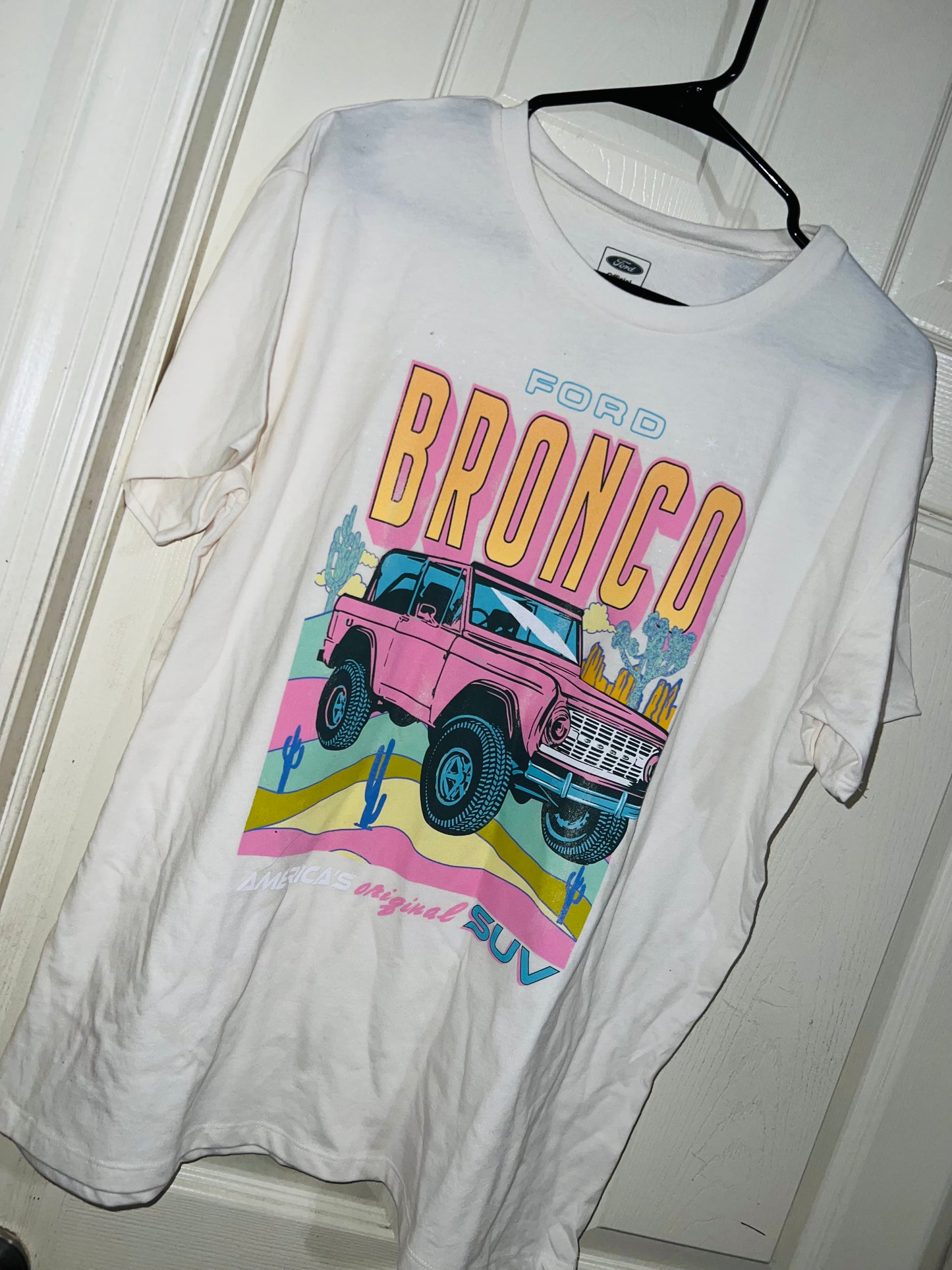 Ford Bronco Oversized Distressed Tee