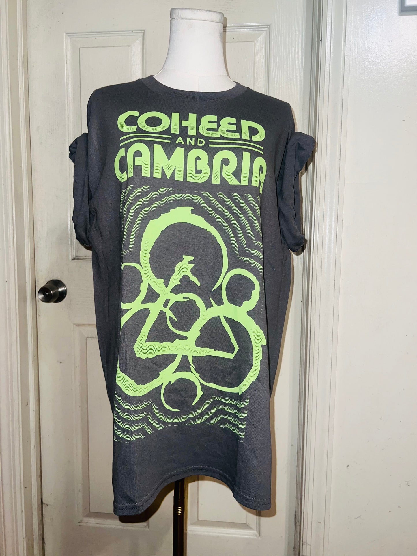 Coheed & Cambria Oversized Distressed Tee