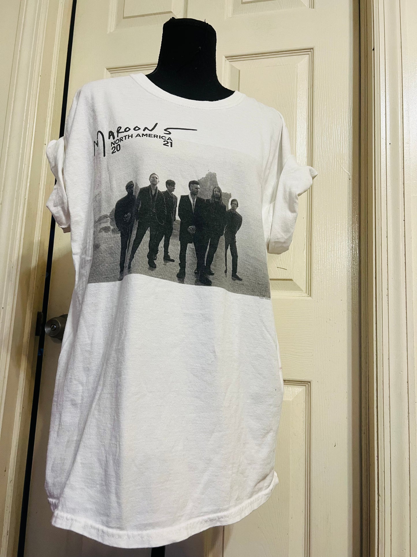 Maroon 5 Double Sided Distressed Tour Tee