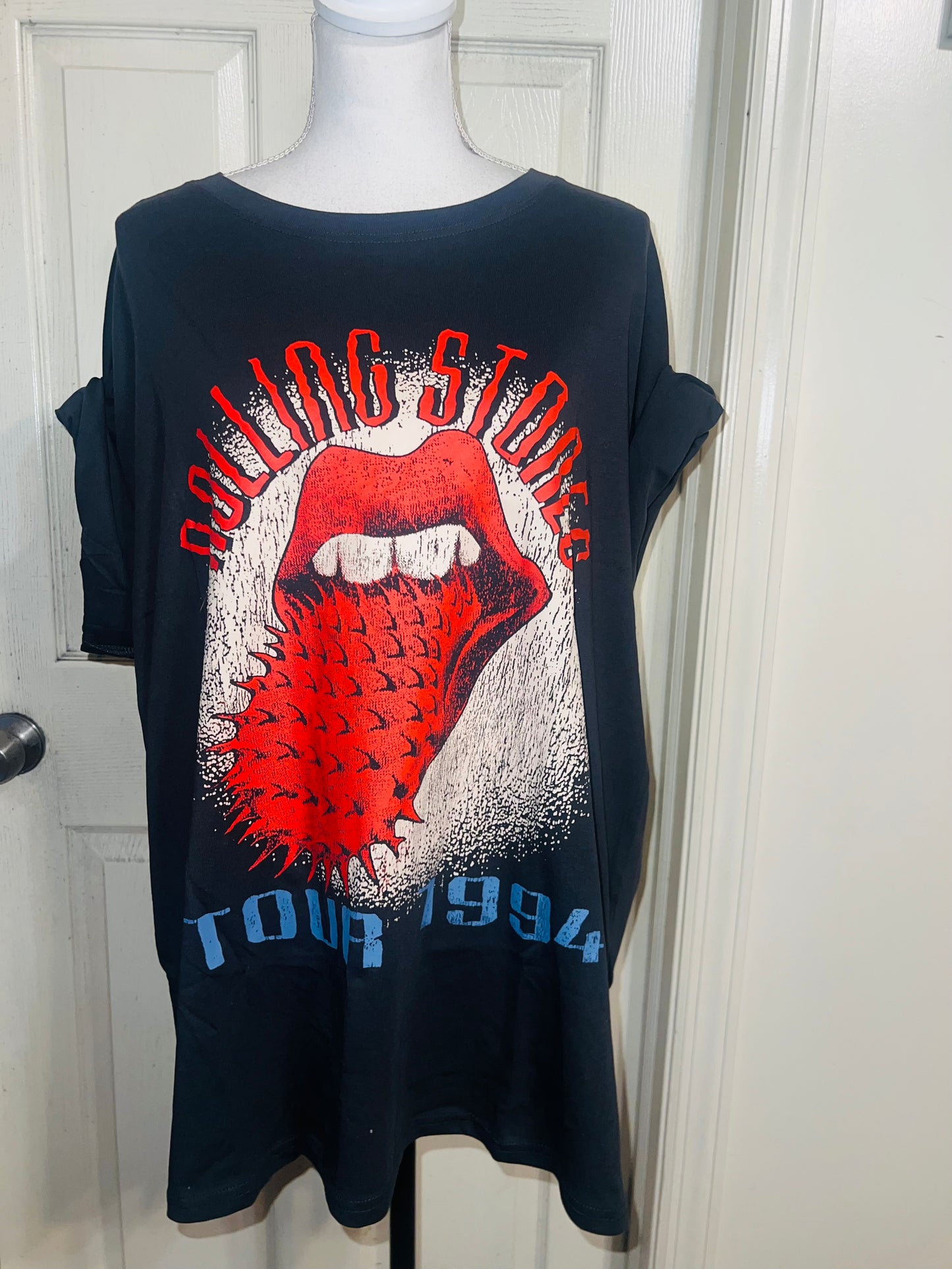 Rolling Stones Oversized Distressed Tee