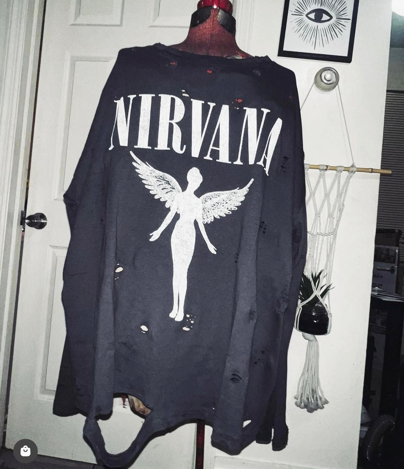 Nirvana Long Sleeve Oversized Shirt