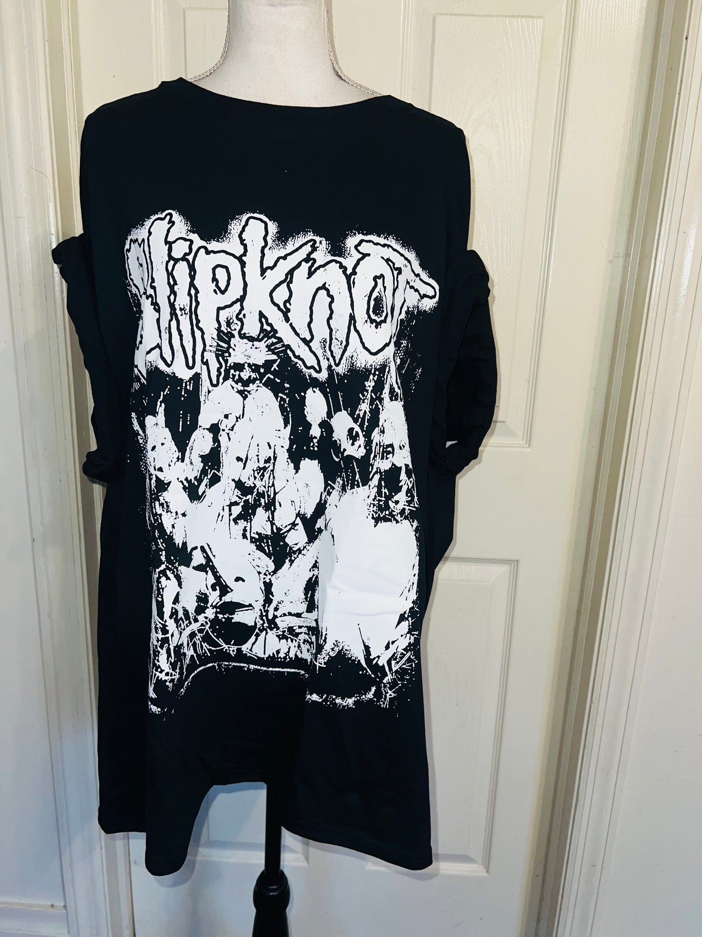 Slipknot Double Sided Oversized Distressed Tee