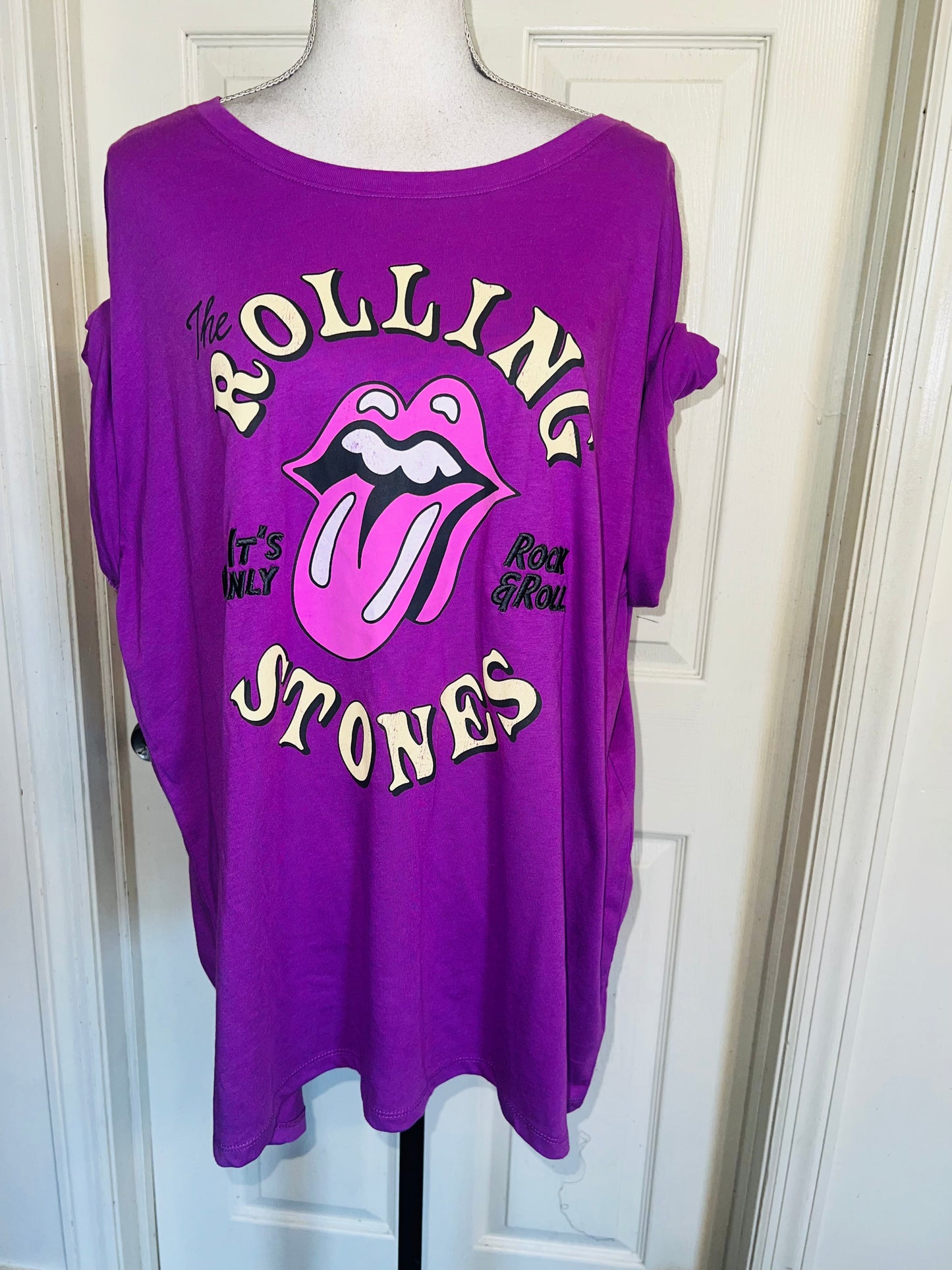 The Rolling Stones Oversized Distressed Tee