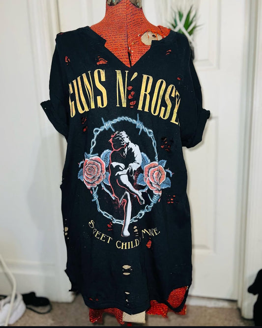 Guns n’ Roses Oversized Distressed Tee