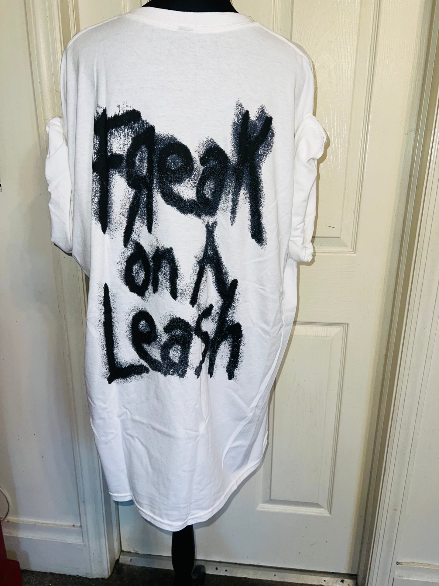 Korn Double Sided Oversized Distressed Tee