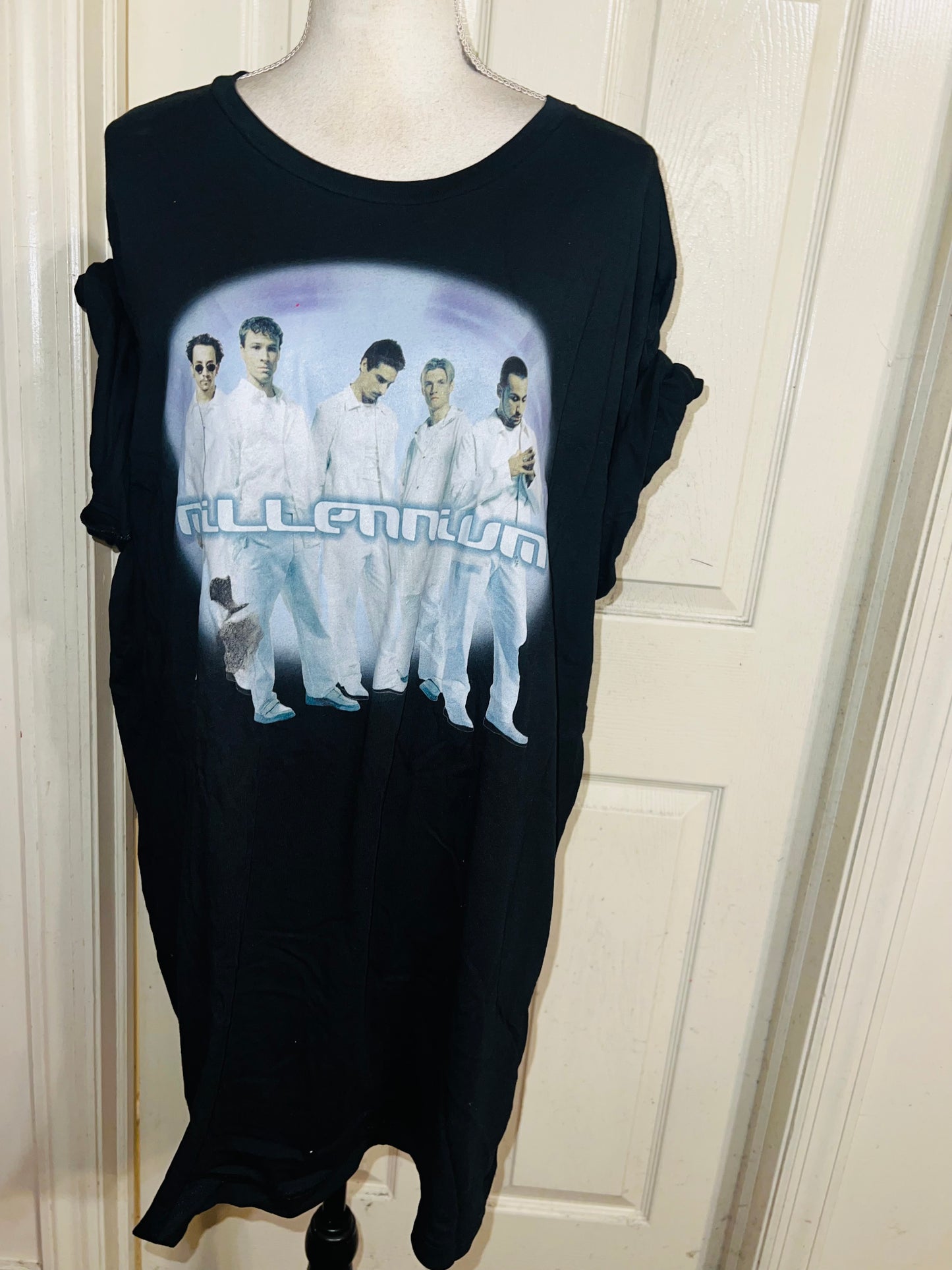 Backstreet Boys Oversized Distressed Tee
