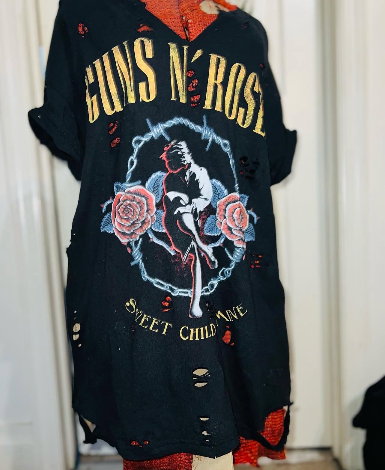 Guns n’ Roses Oversized Distressed Tee