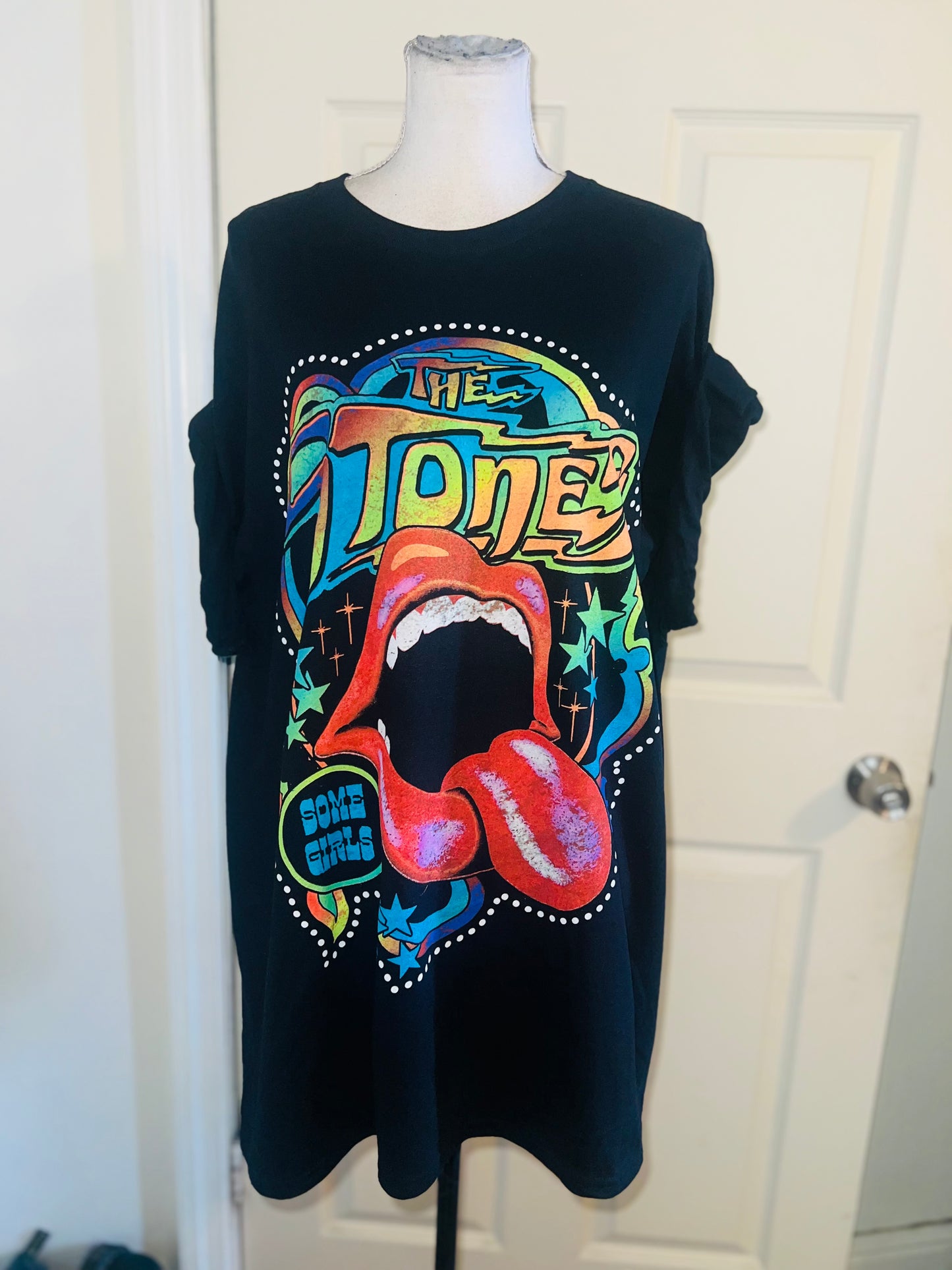 Rolling Stones Oversized Distressed Tee
