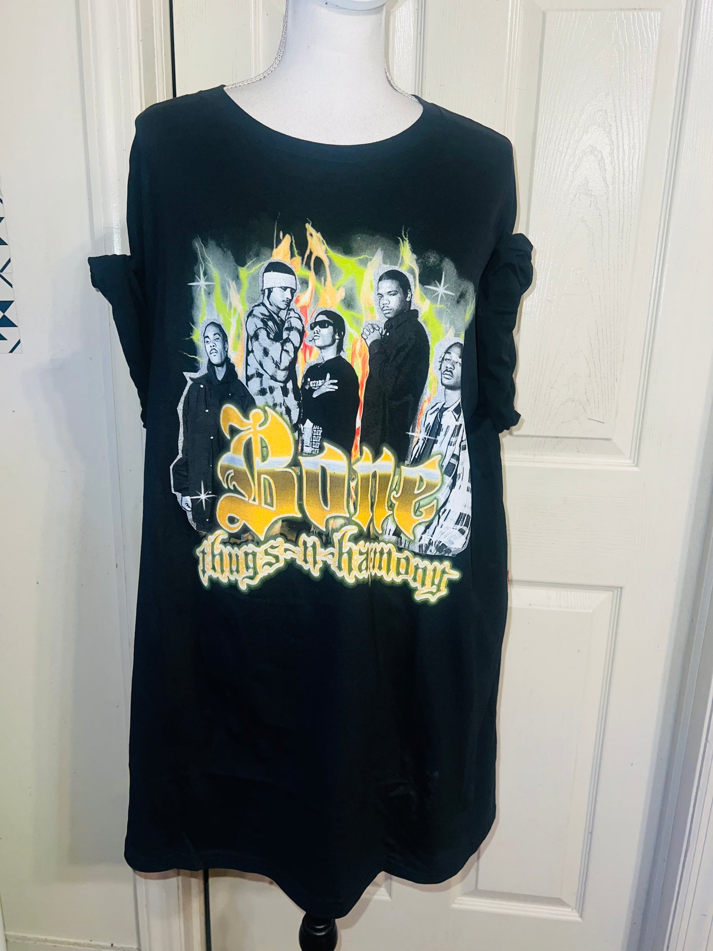 Bone Thugs n Harmony Oversized Distressed Tee