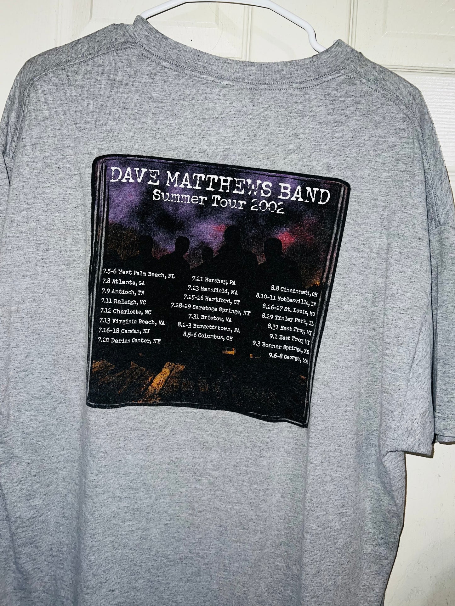Dave Matthews Band 2002 Vintage Oversized Tee
