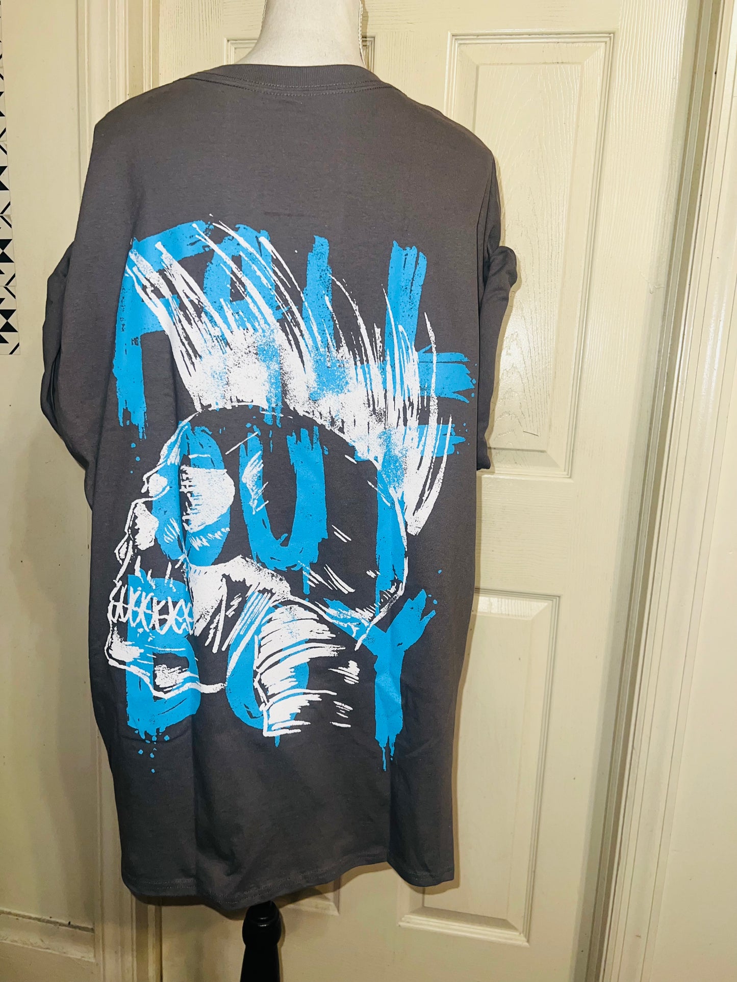 Fall Out Boy Double Sided Oversized Distressed Tee
