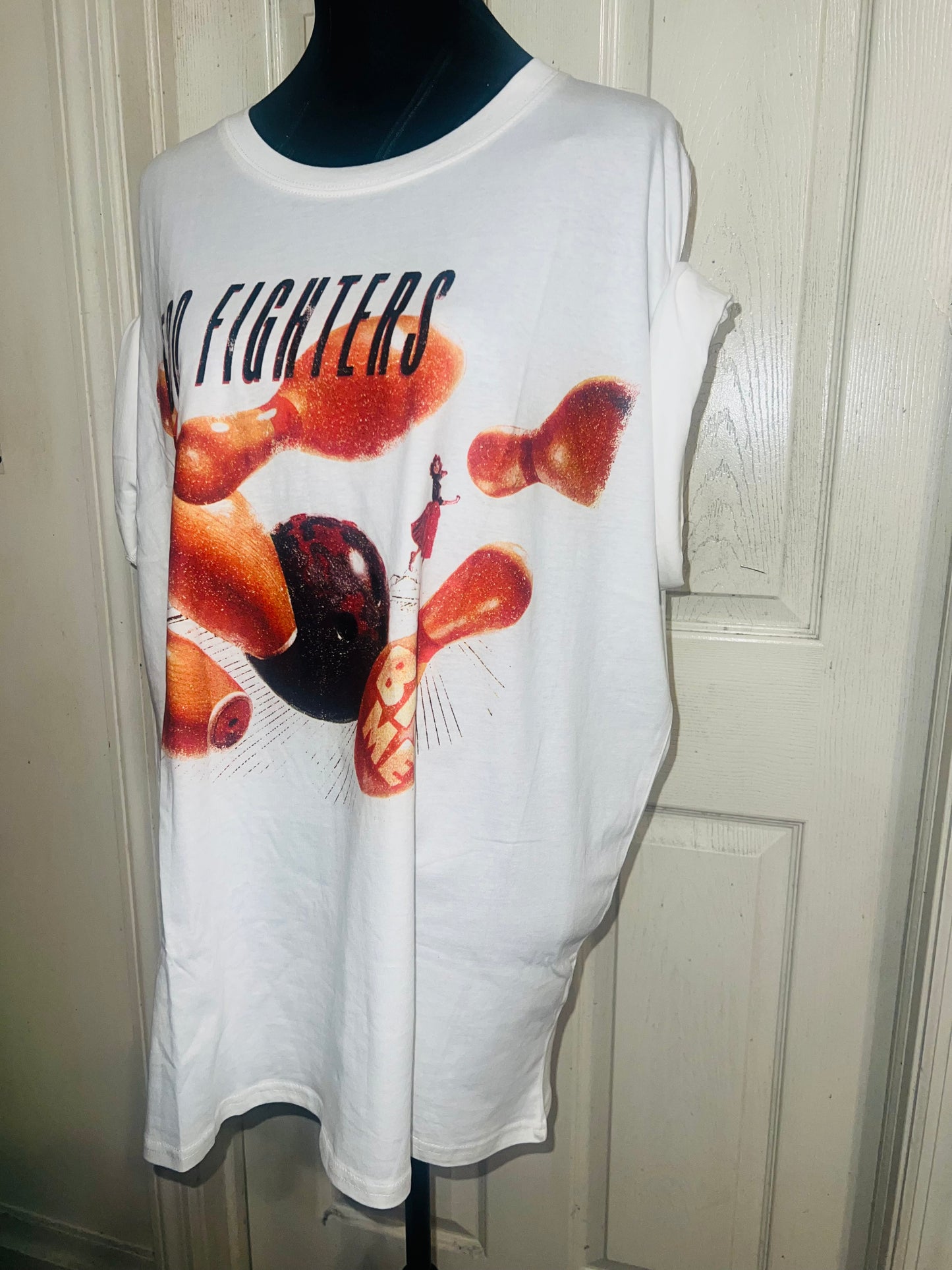 Foo Fighters Oversized Distressed Tee