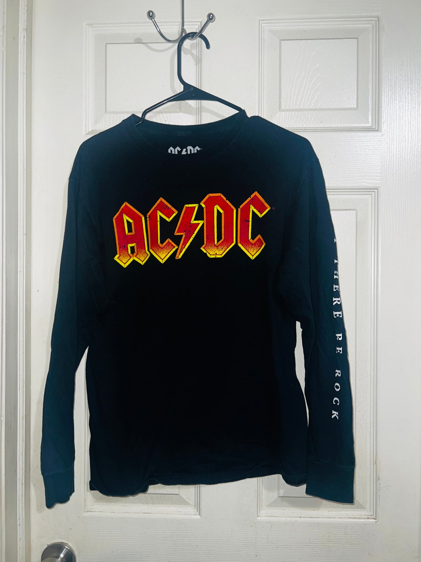 AC/DC Oversized Vintage Long Sleeve Tee