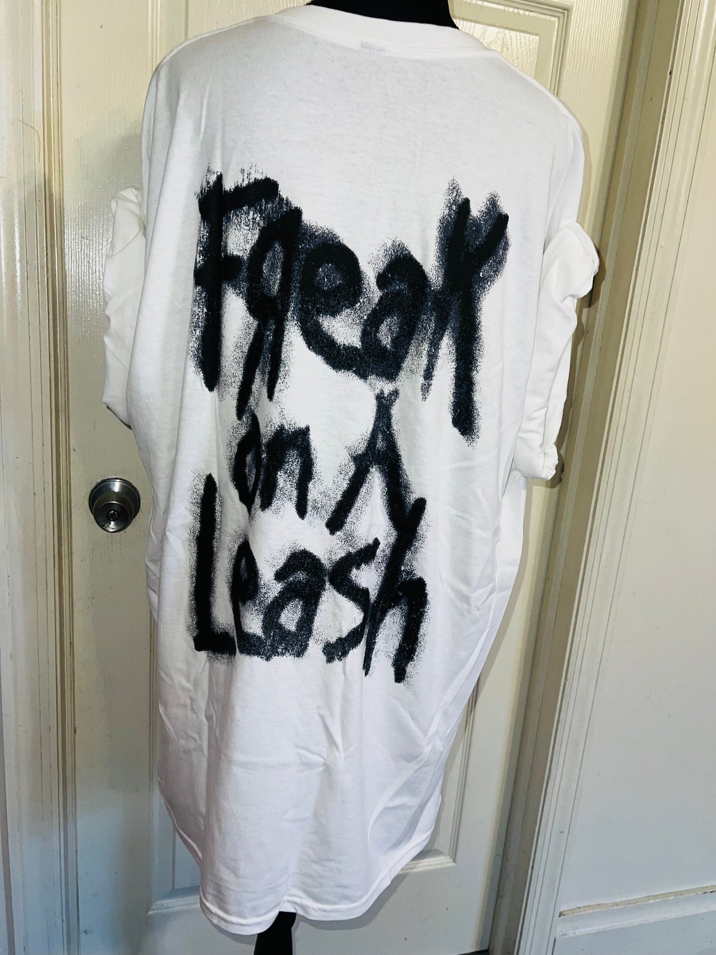 Korn Double Sided Oversized Distressed Tee