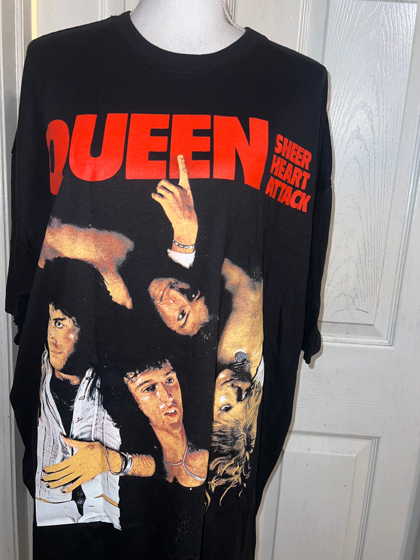 Queen Oversized Distressed Tee
