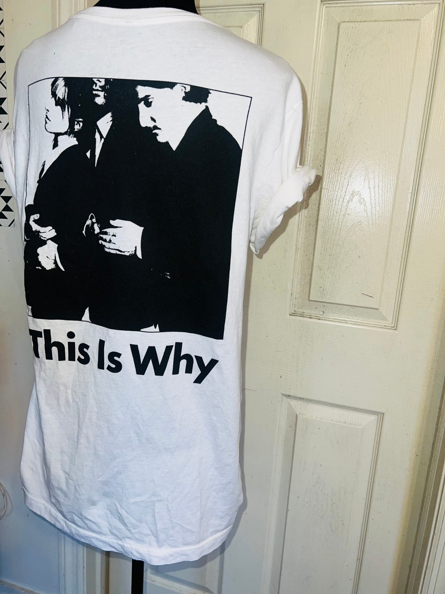 Paramore This is Why Double Sided Oversized Distressed Tee