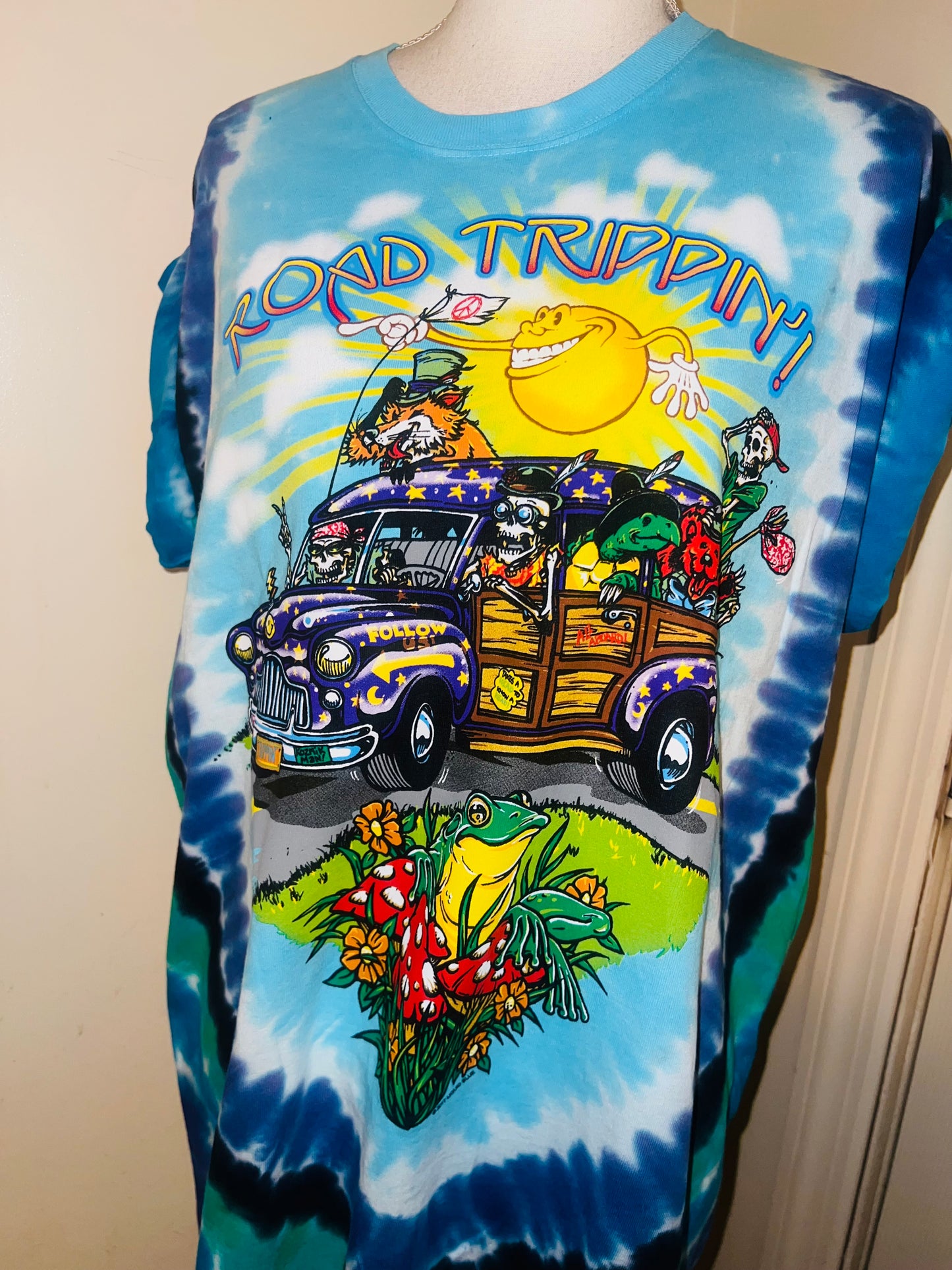 Grateful Dead Road Trippin’ Double Sided Distressed Tee