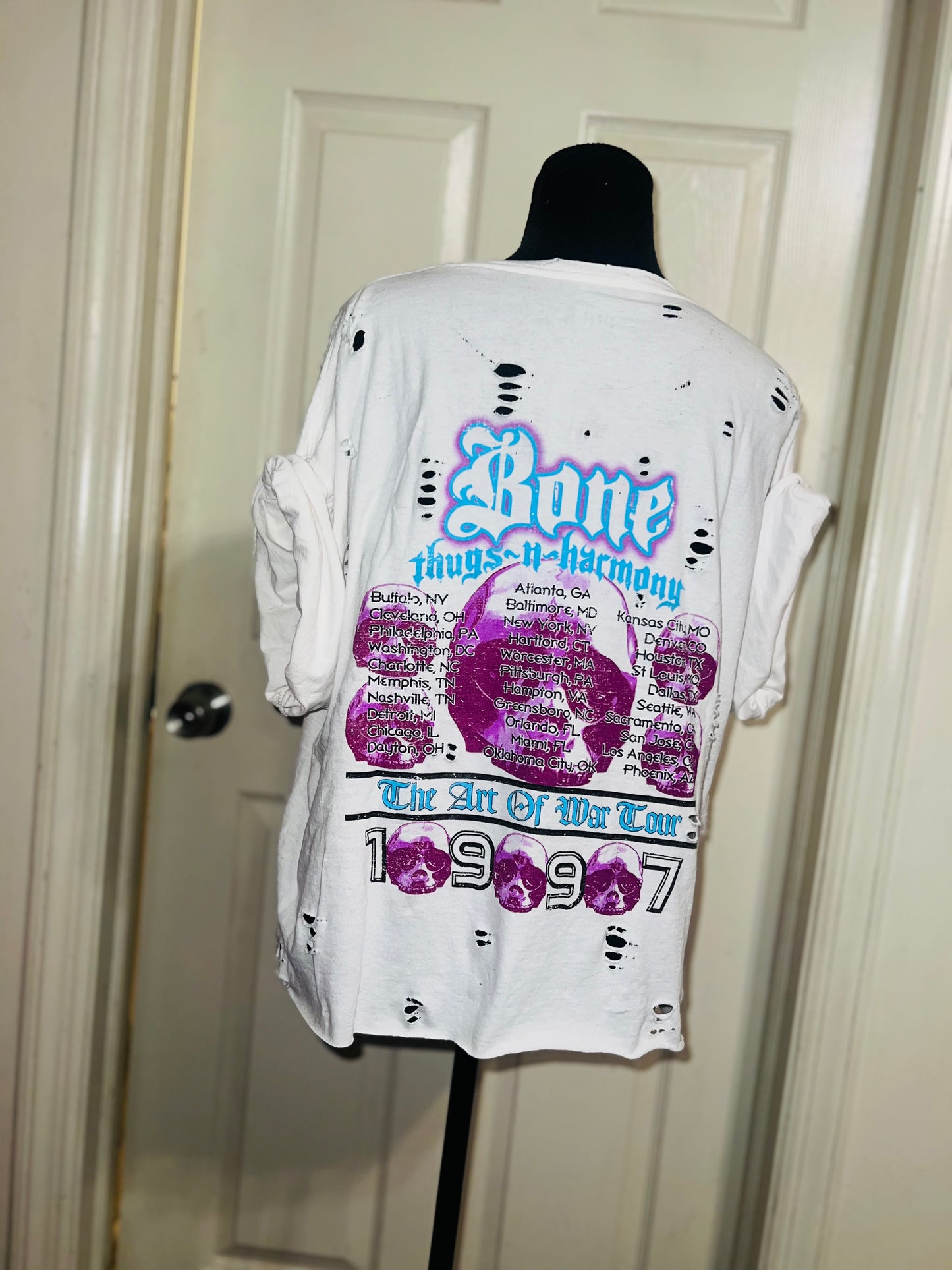 (Copy) Bone Thugs n Harmony Double Sided Oversized Distressed Tee