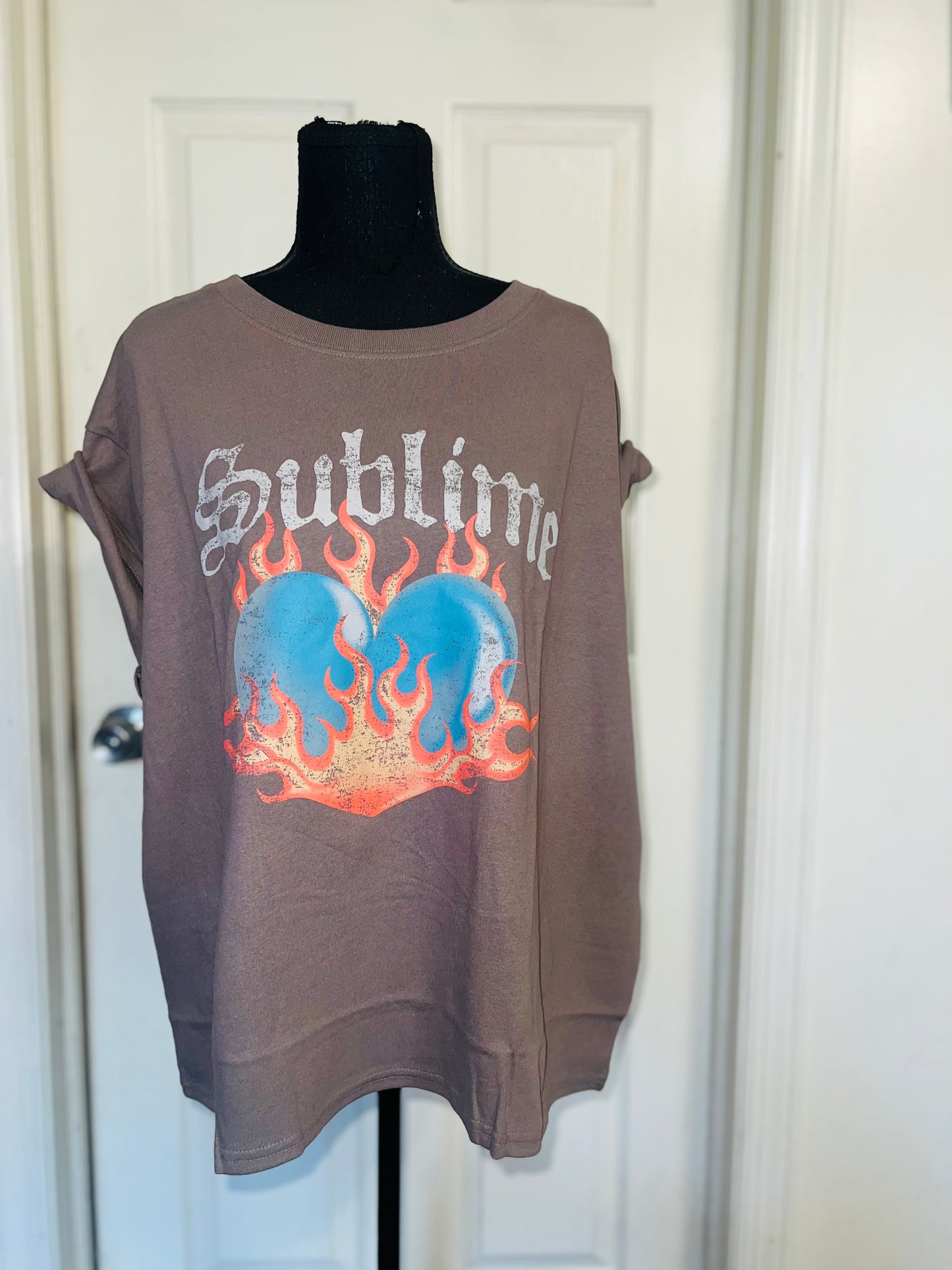 Sublime Oversized Distressed Tee