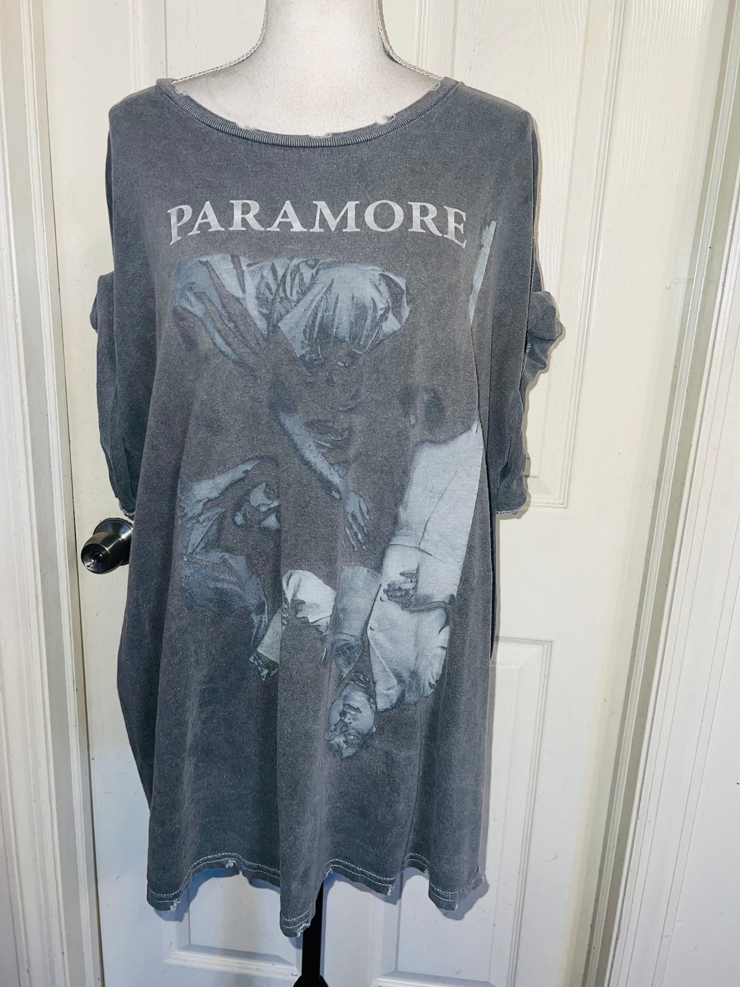 Paramore Oversized Distressed Tee