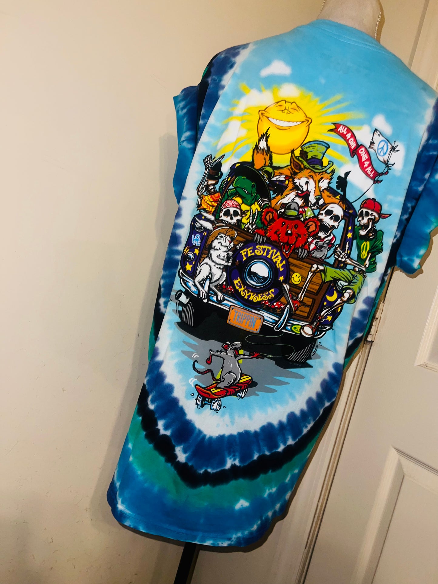 Grateful Dead Road Trippin’ Double Sided Distressed Tee