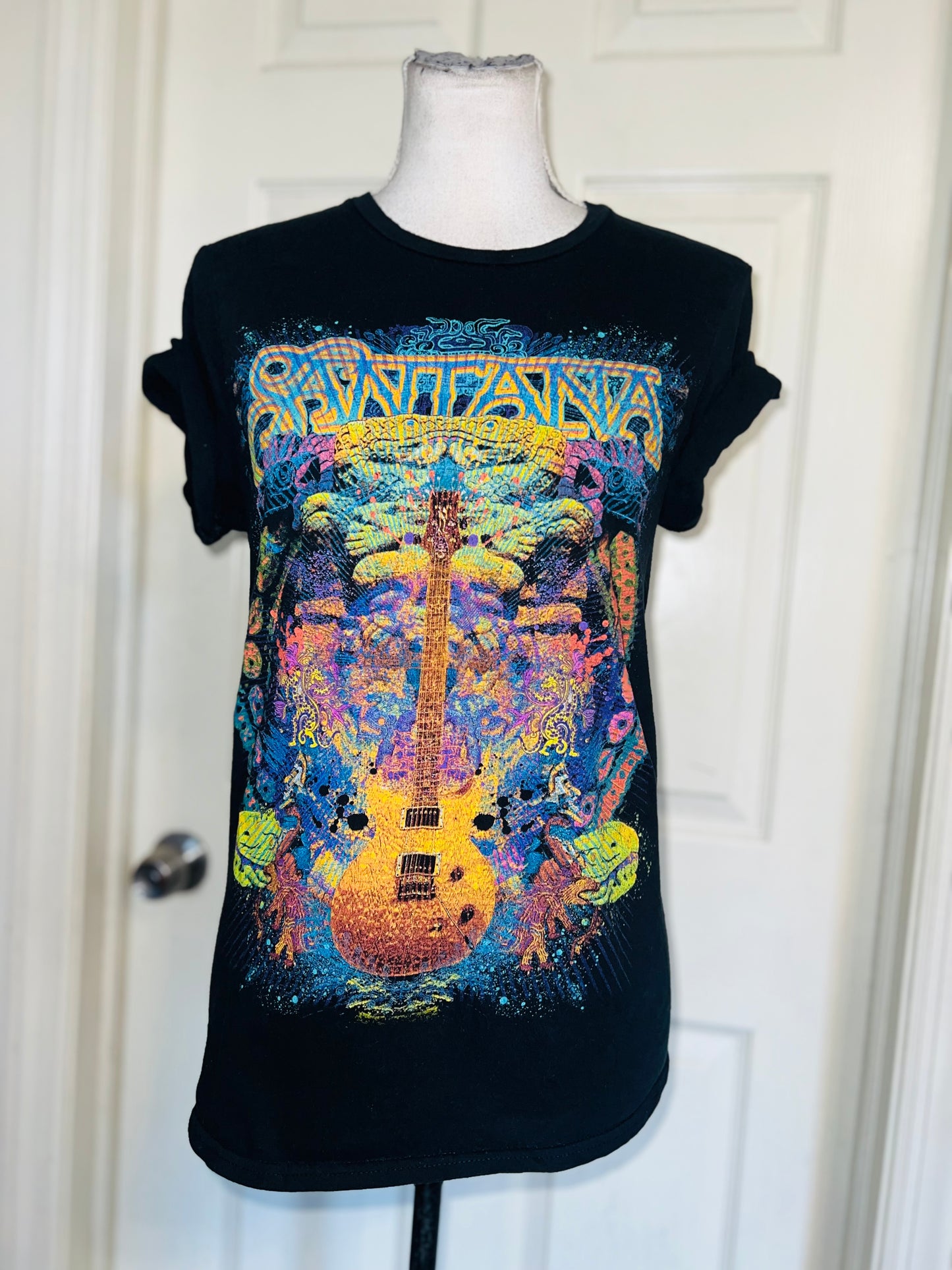 Santana Vintage Oversized Distressed Tee