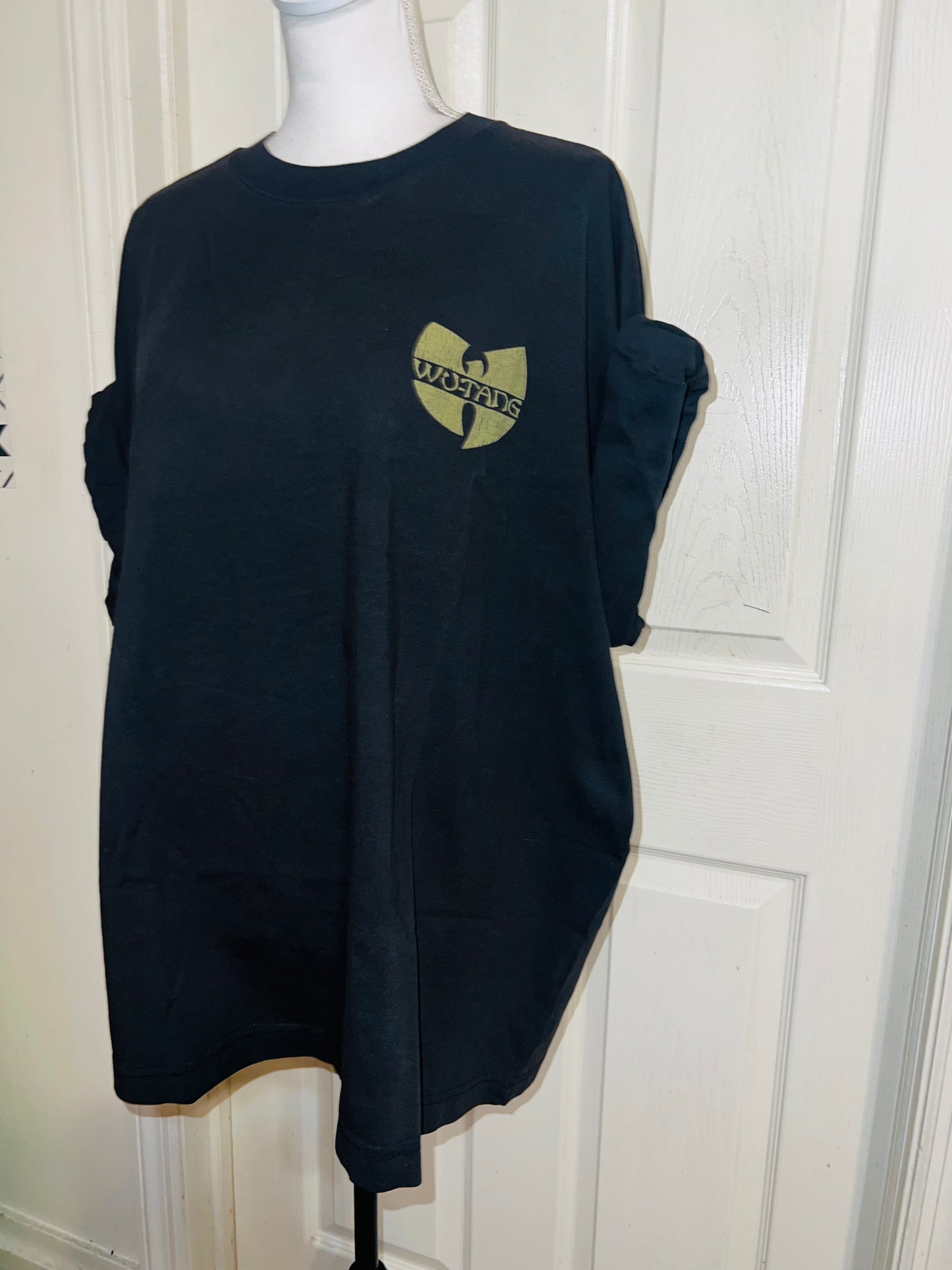 Wu-Tang Clan Double Sided Oversized Distressed Tee