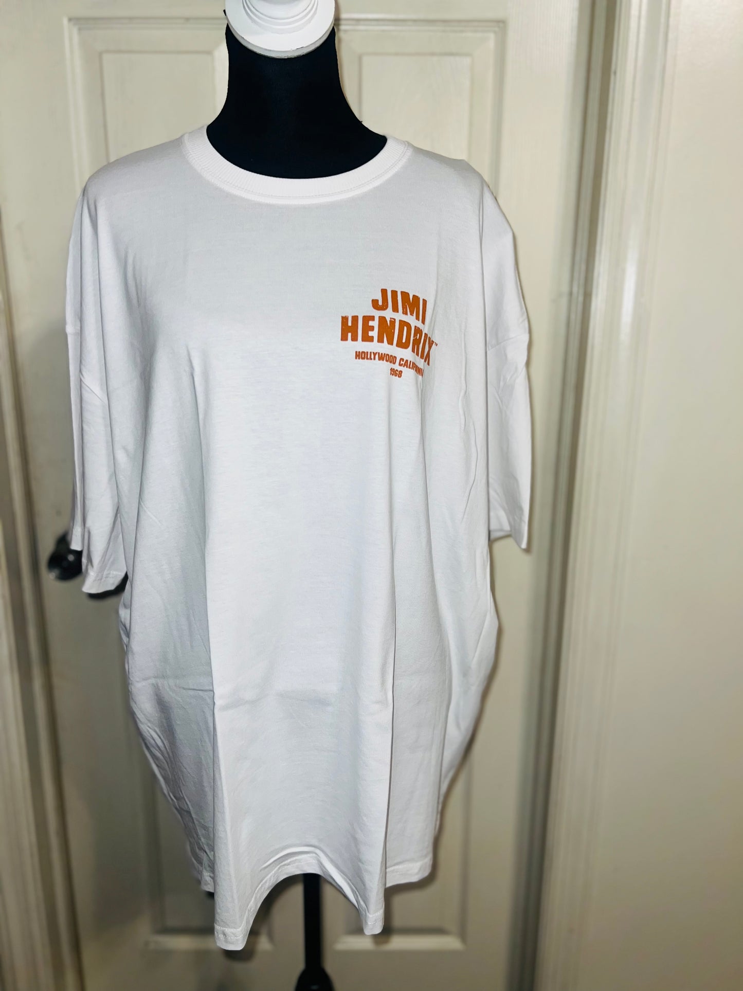 Jimi Hendrix Double Sided Oversized Distressed Tee