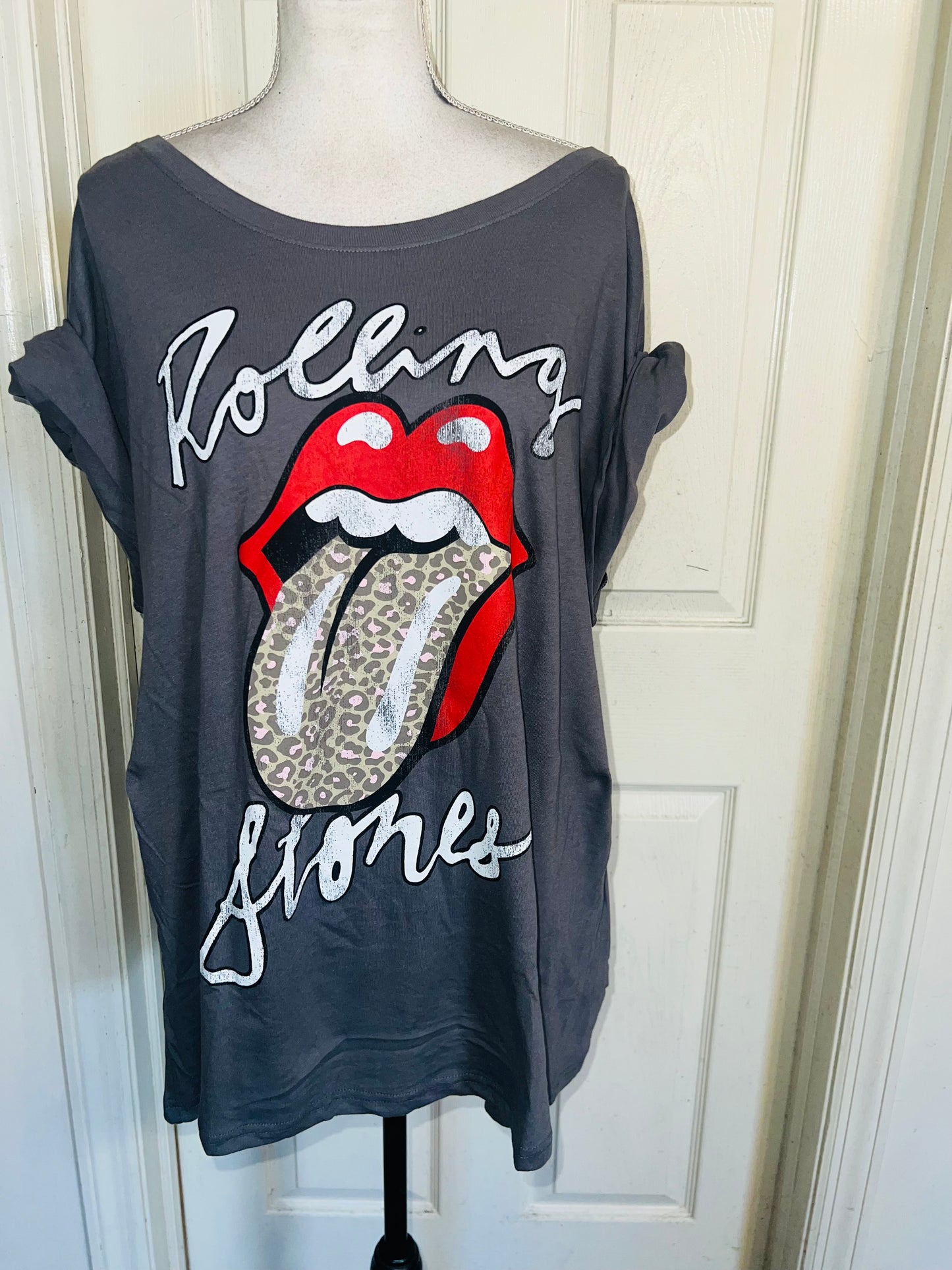 Rolling Stones Oversized Distressed Tee