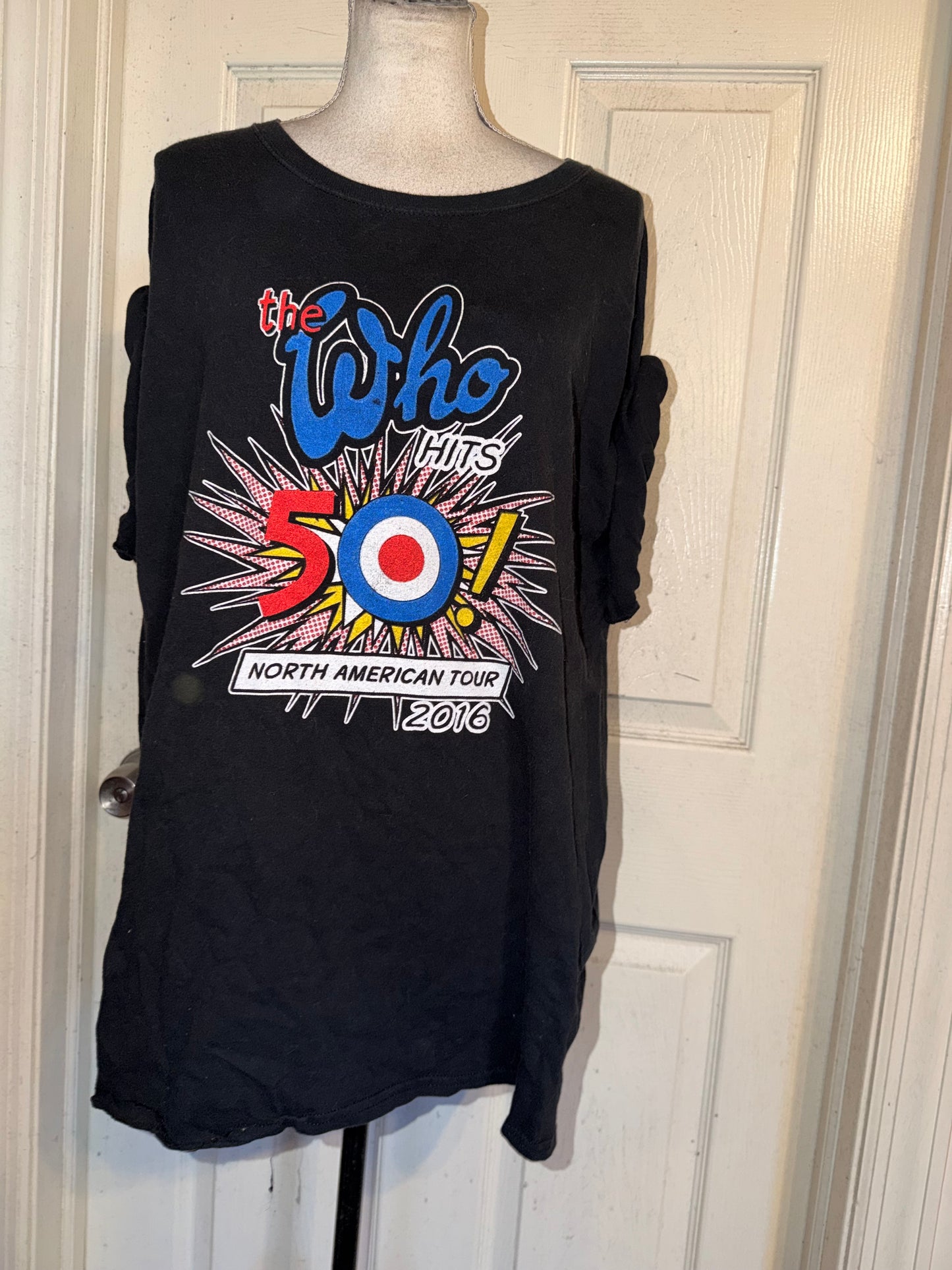 The Who Oversized Distressed Tee