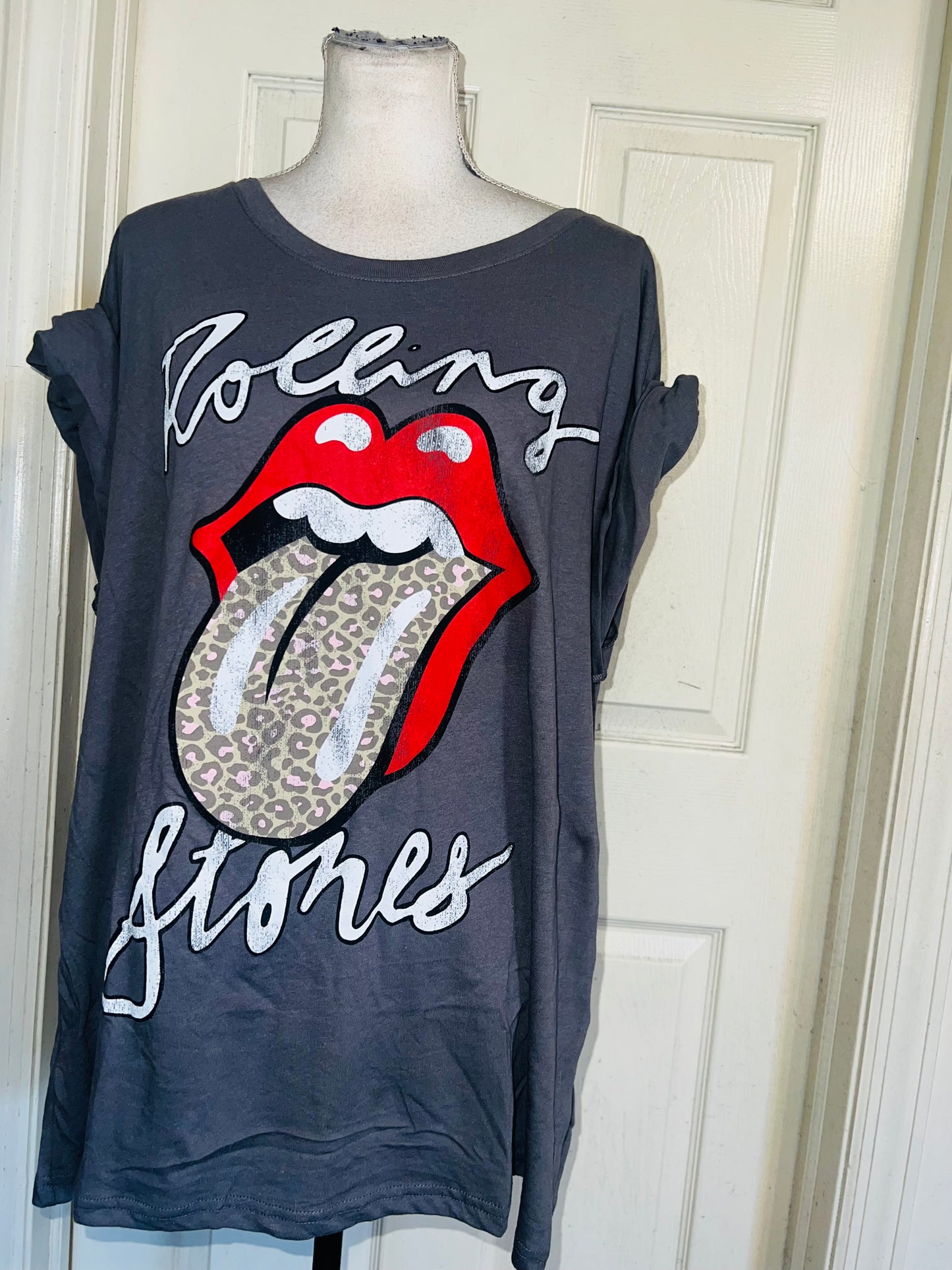 Rolling Stones Oversized Distressed Tee
