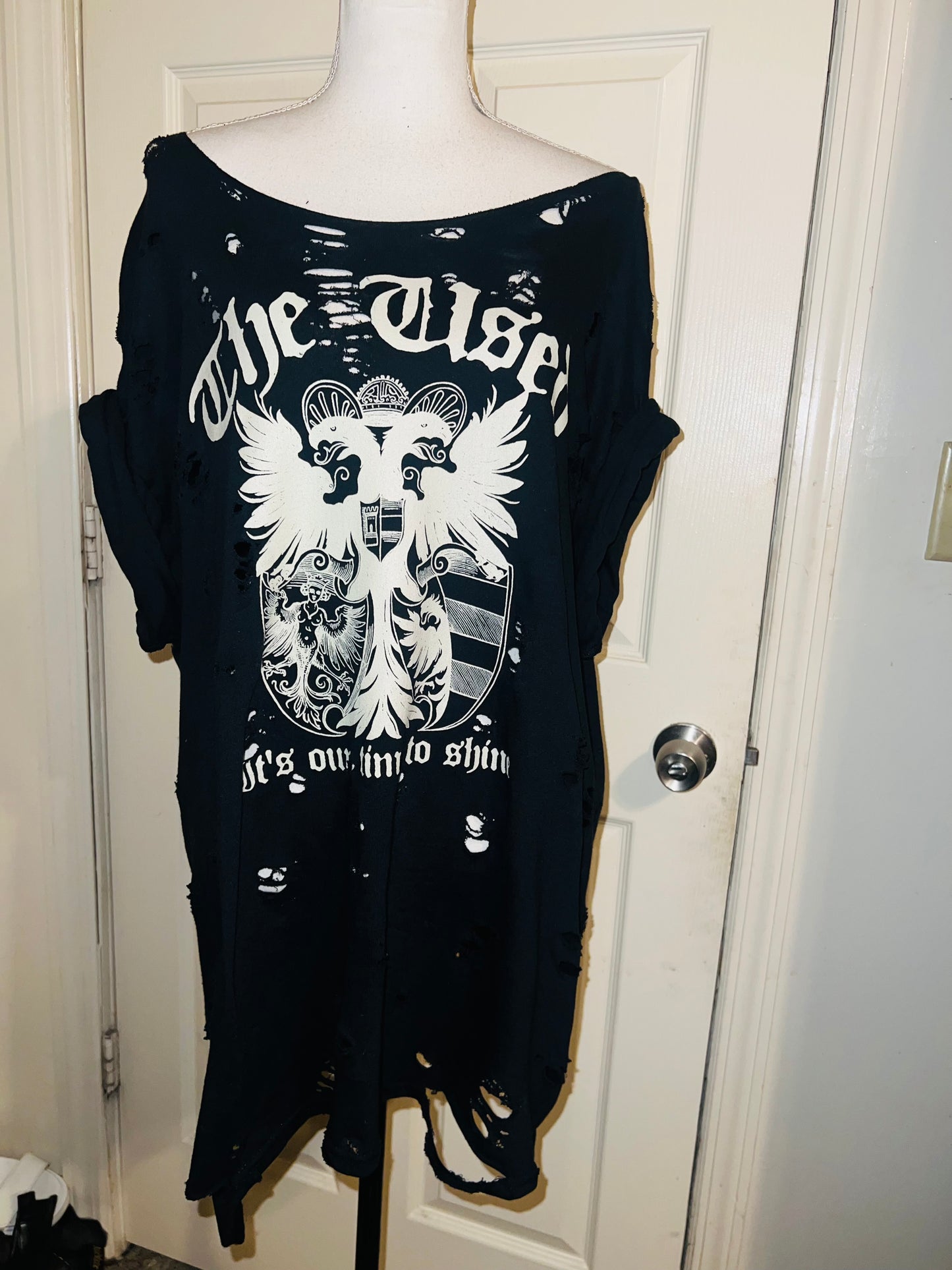 The Used Oversized Distressed Tee