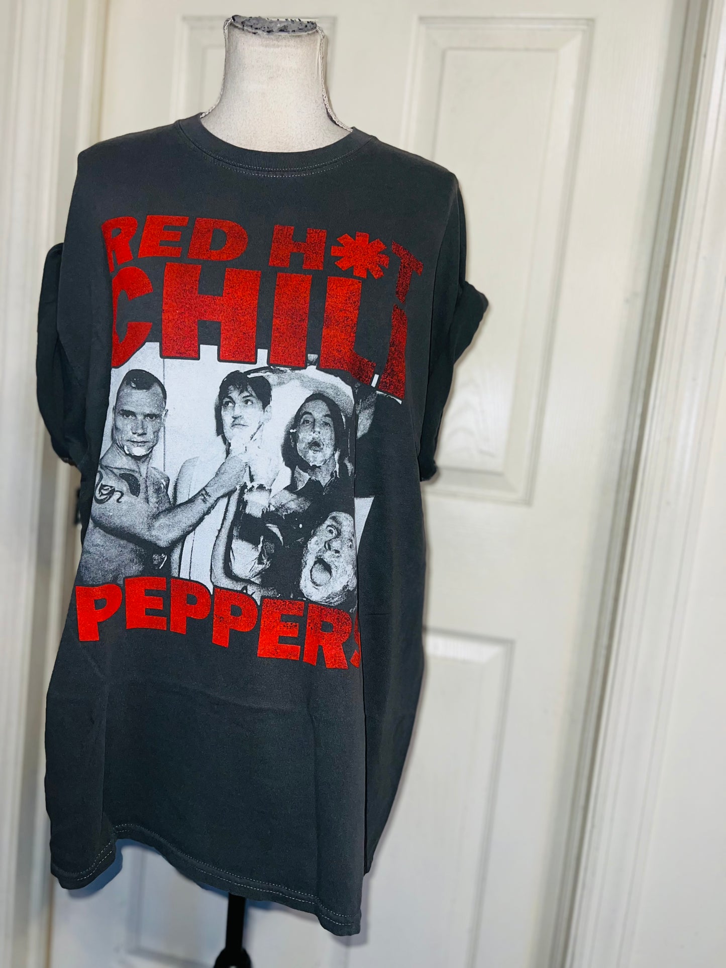 Red Hot Chili Peppers Oversized Distressed Tee