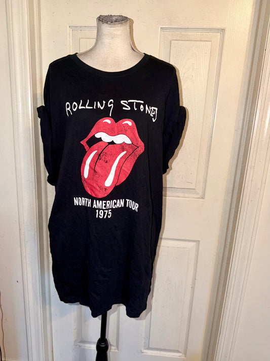 Rolling Stones Oversized Distressed Tee