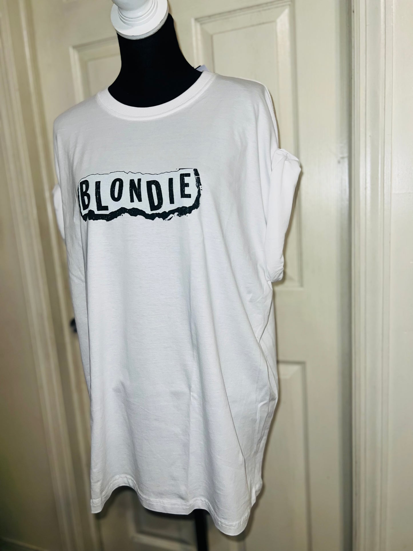 Blondie Double SIded Oversized Distressed Tee