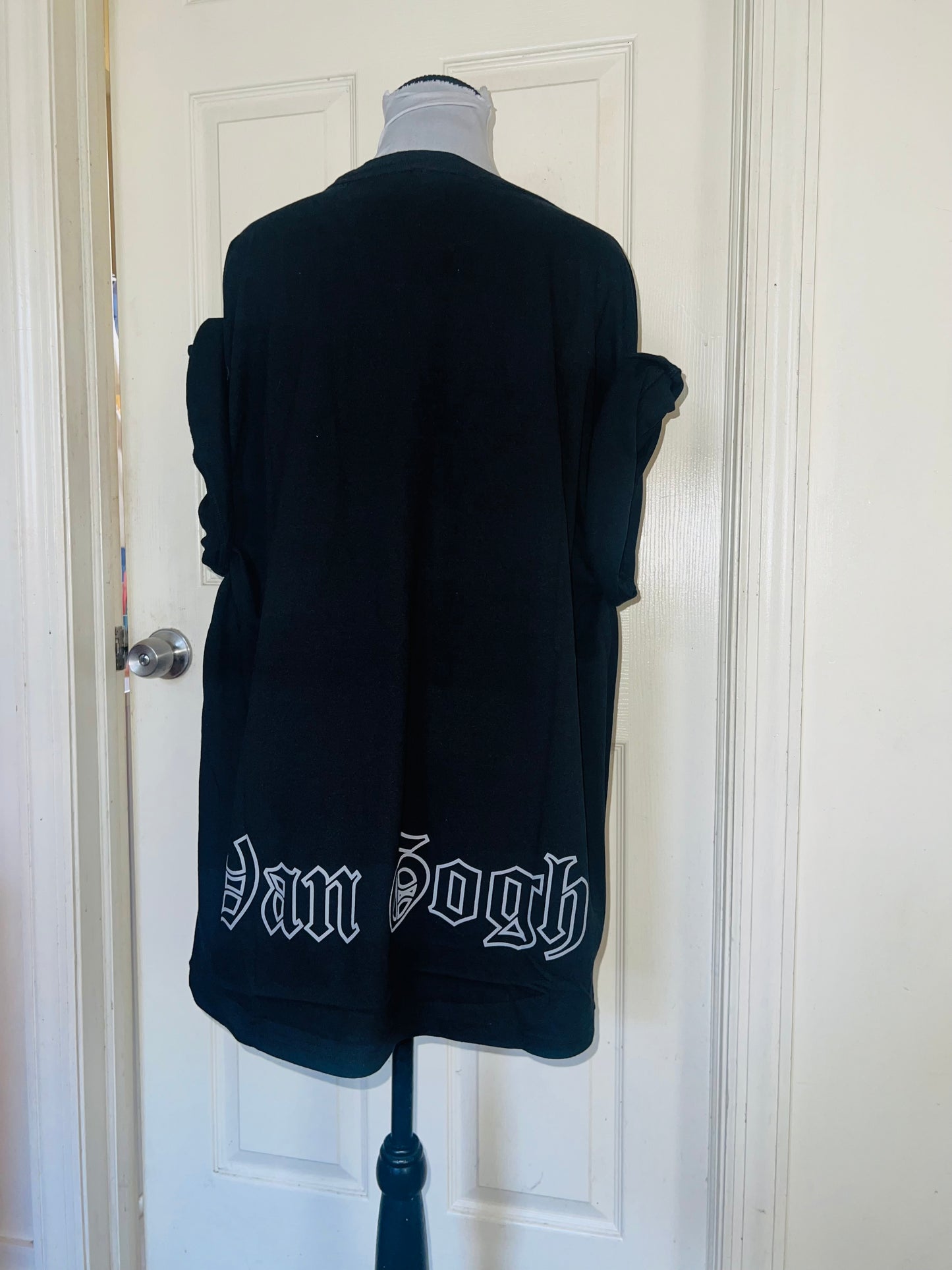 Vincent Van Gogh Oversized Distressed Tee