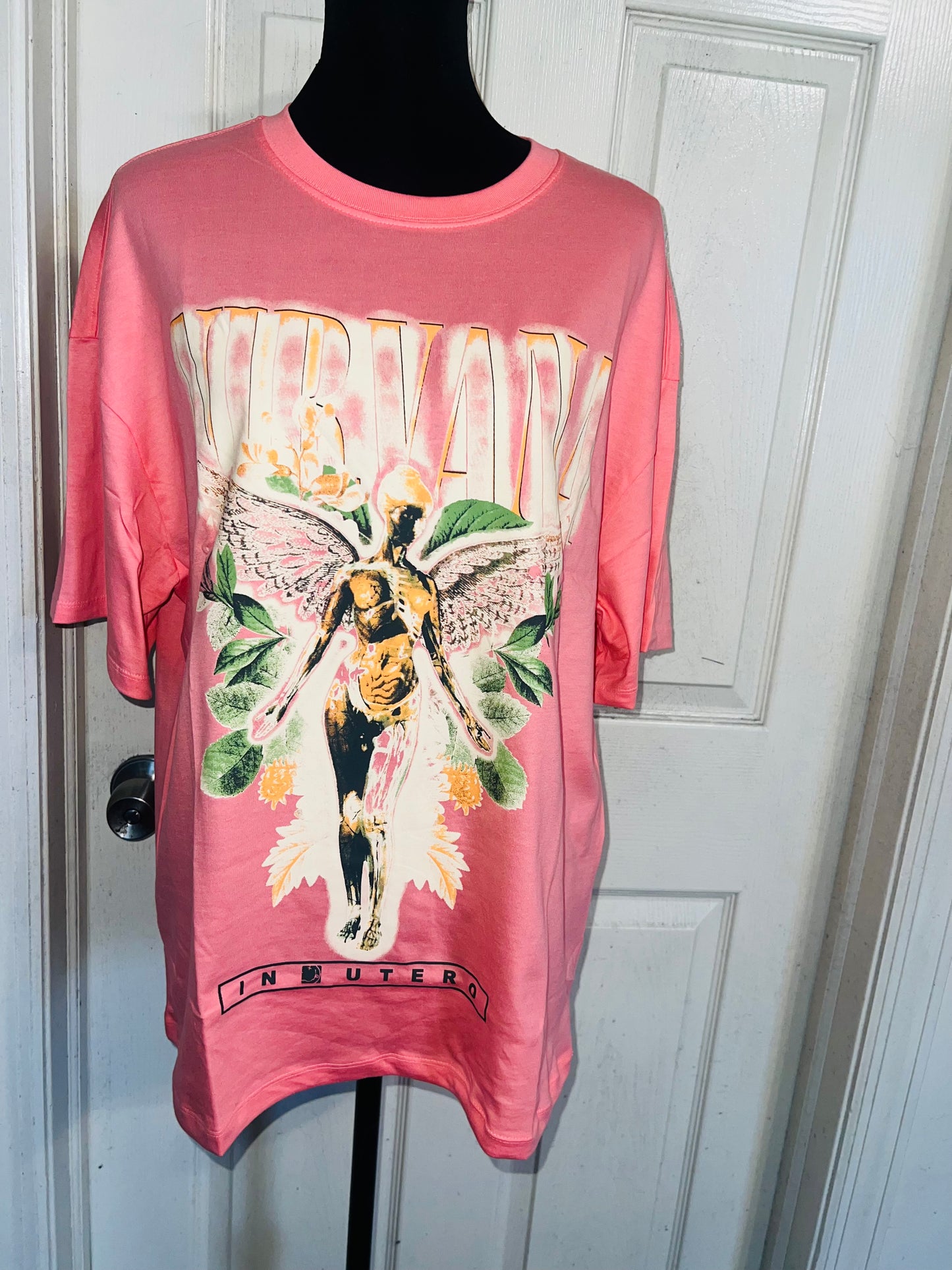 Nirvana Oversized Distressed Tee
