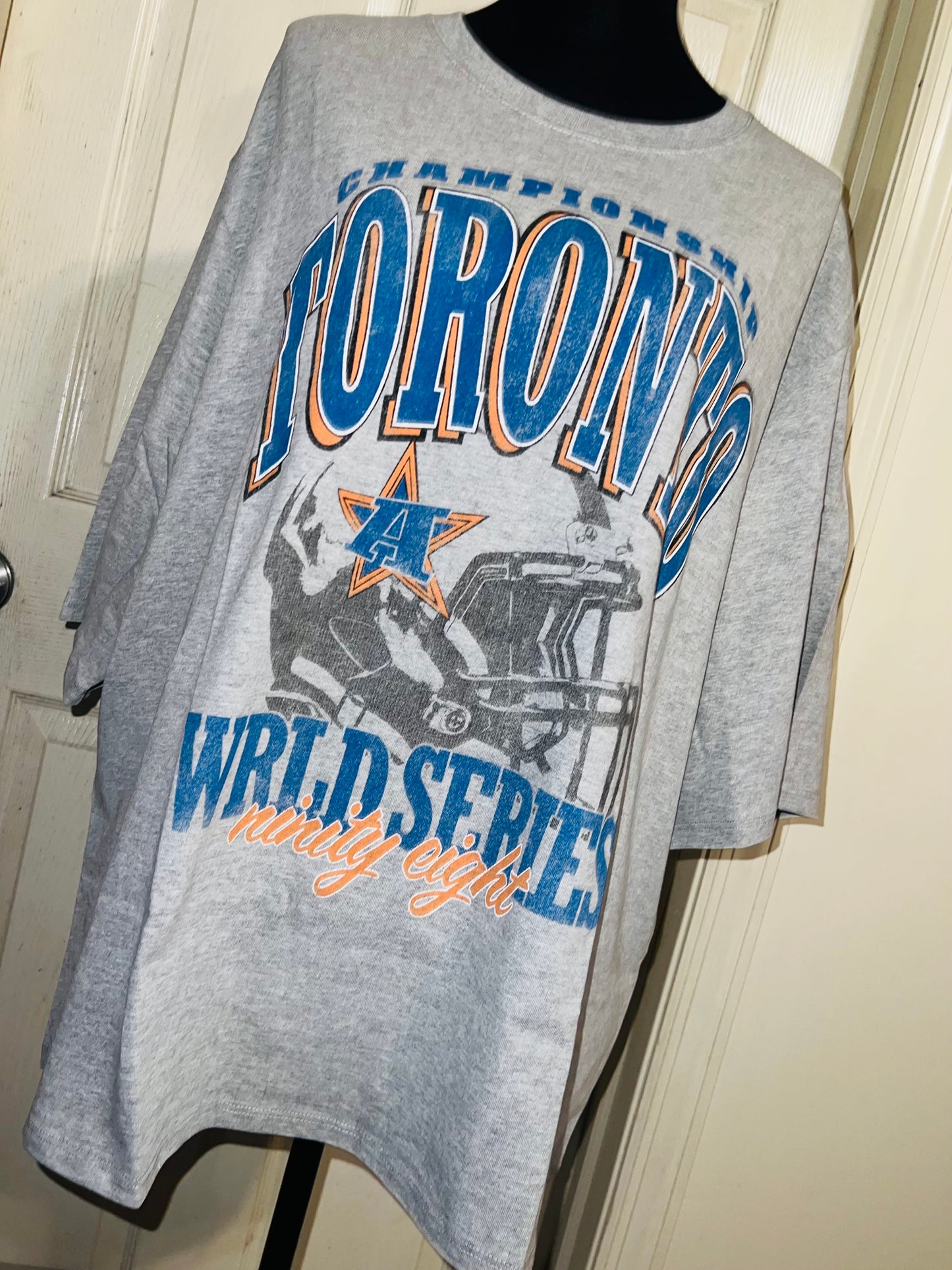 Toronto Sports Graphic Oversized Distressed Tee