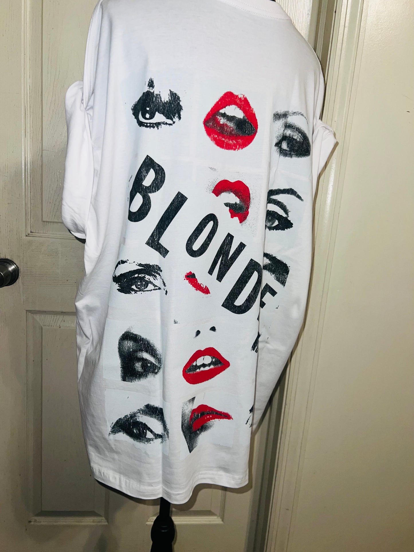 Blondie Double SIded Oversized Distressed Tee