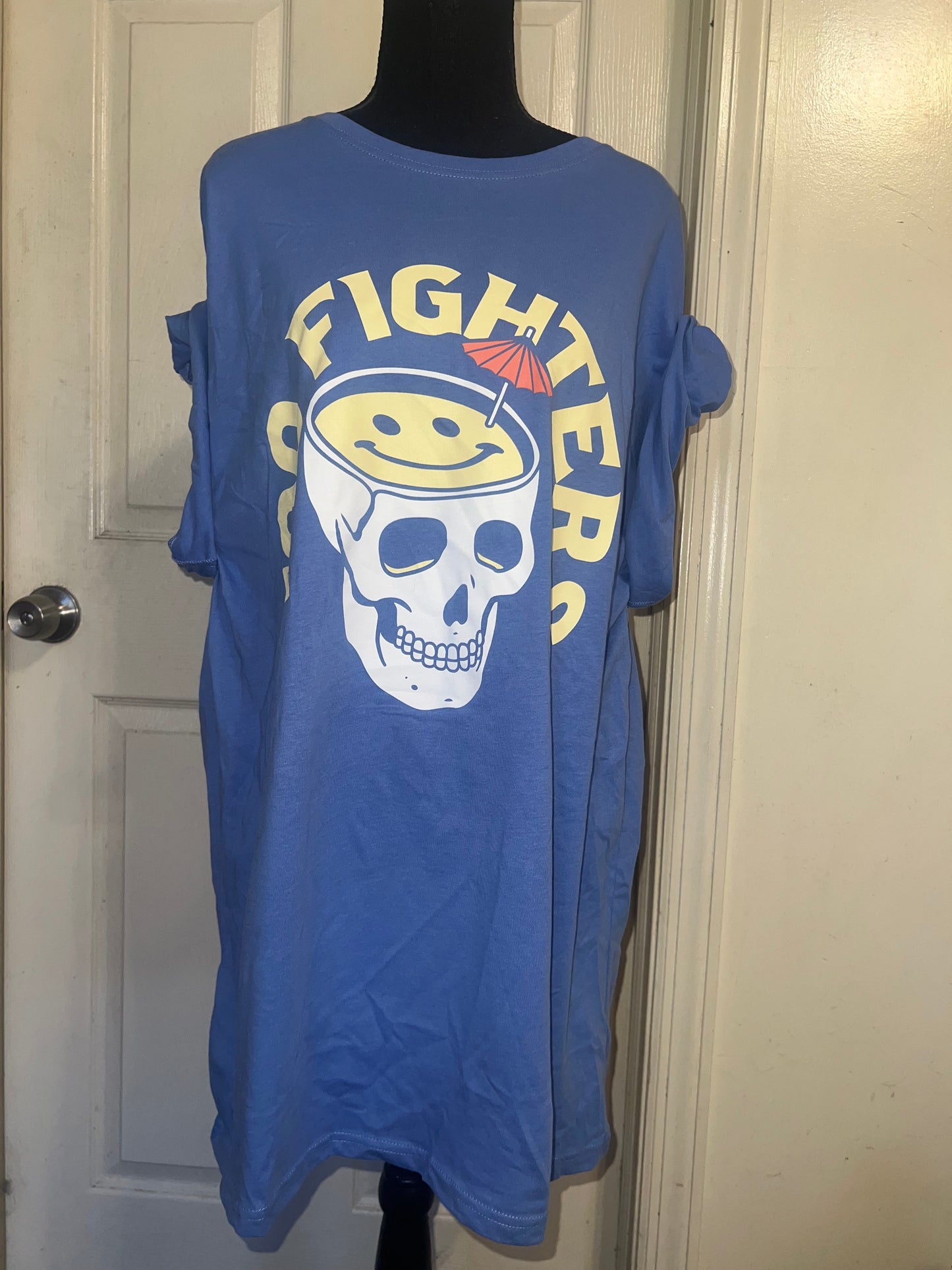 Foo Fighters Oversized Distressed Tee