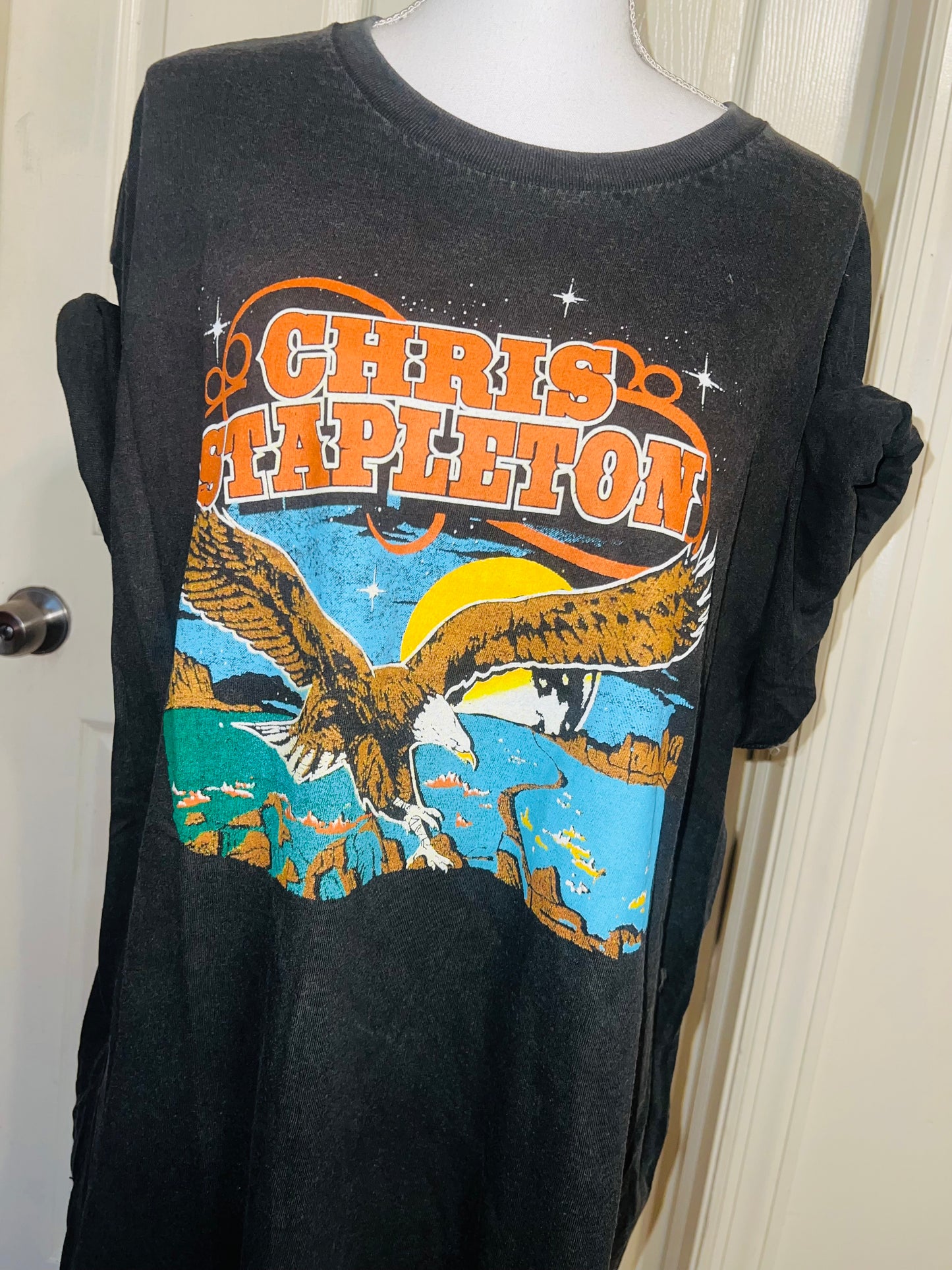 Chris Stapleton Oversized Distressed Tee