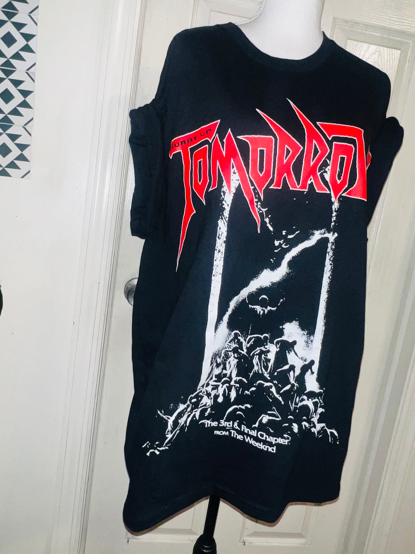The Weeknd Oversized Distressed Tee