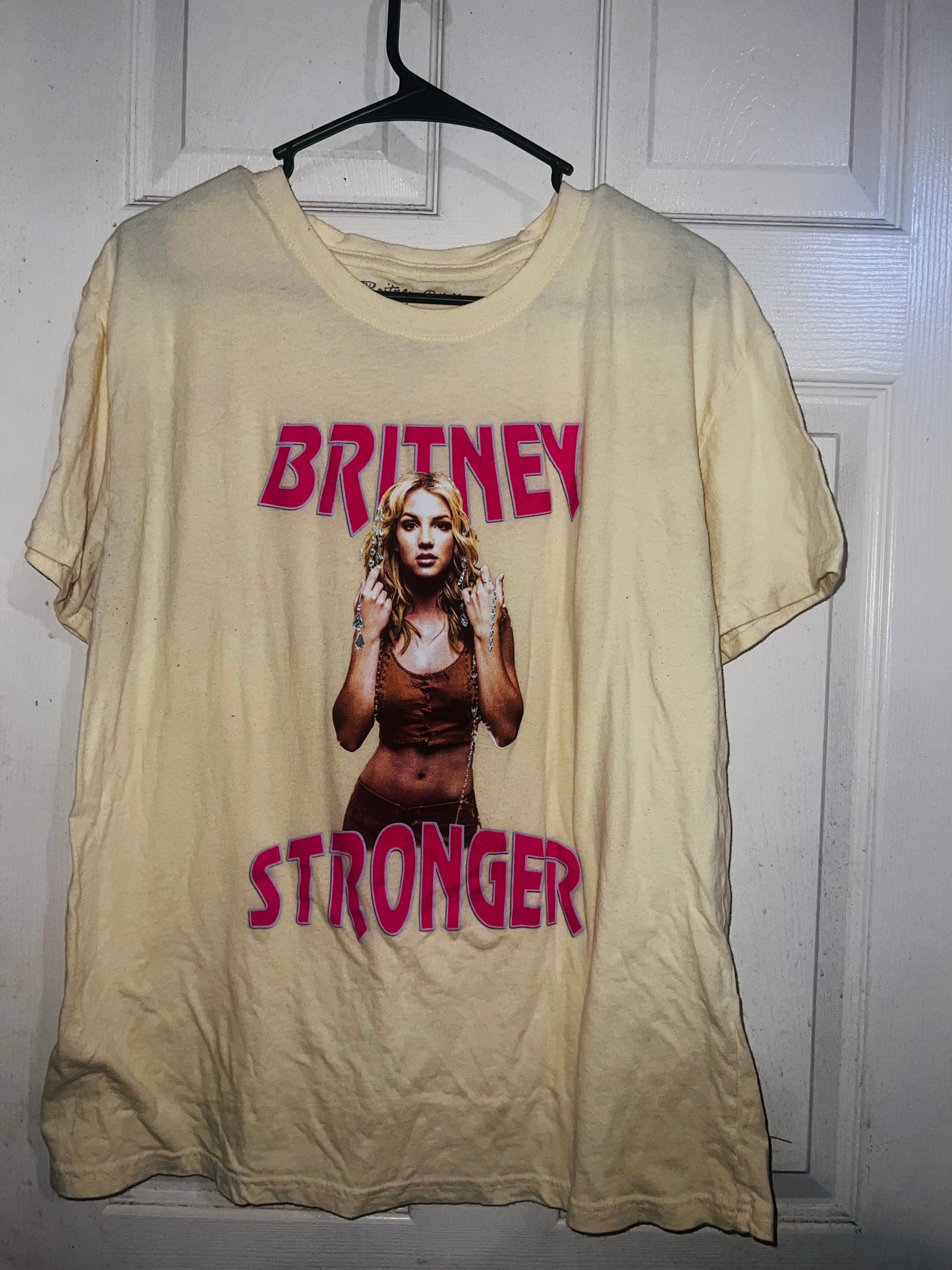 Britney Spears Stronger Distressed Tee