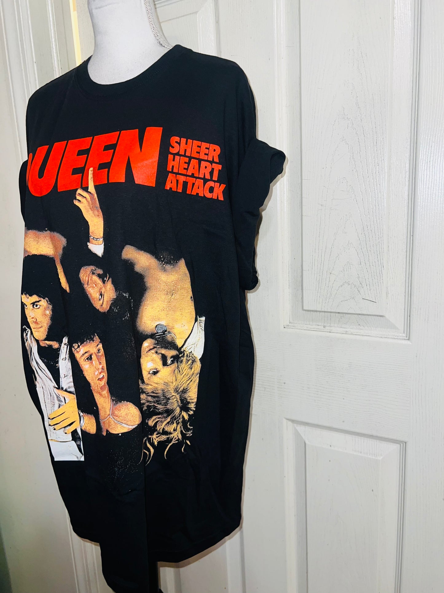 Queen Oversized Distressed Tee